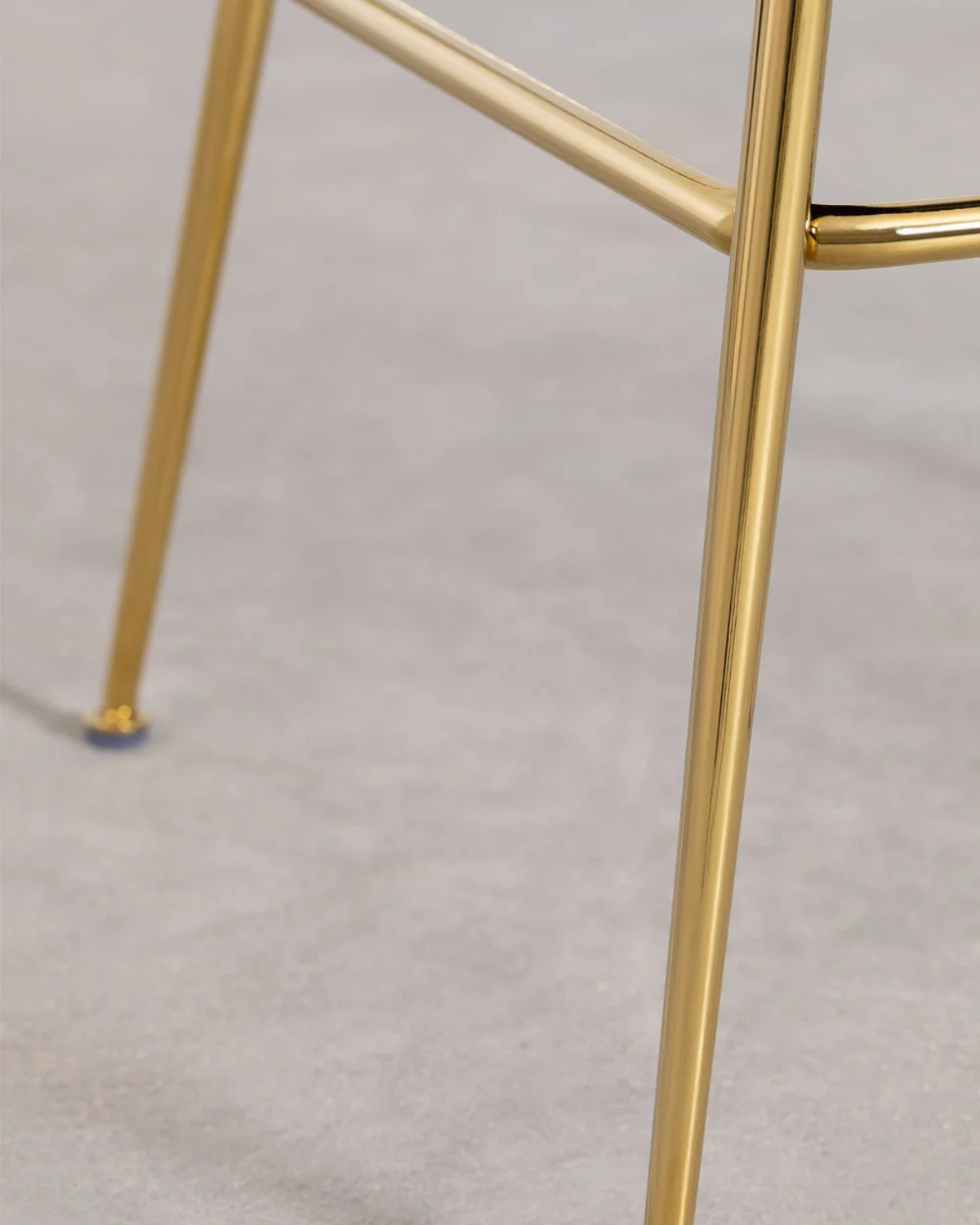 PISO TABURETE DE BAR 66 CM DELUXE GOLD TAPIZ TERCIOPELO -4