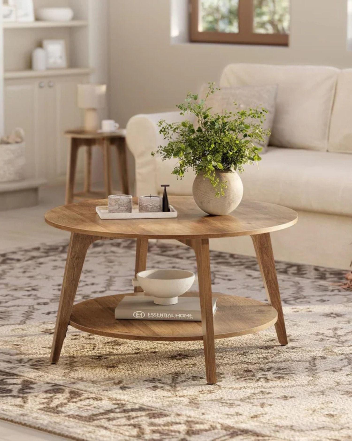 Mesa de Centro Redonda Gerona 80 cm-3