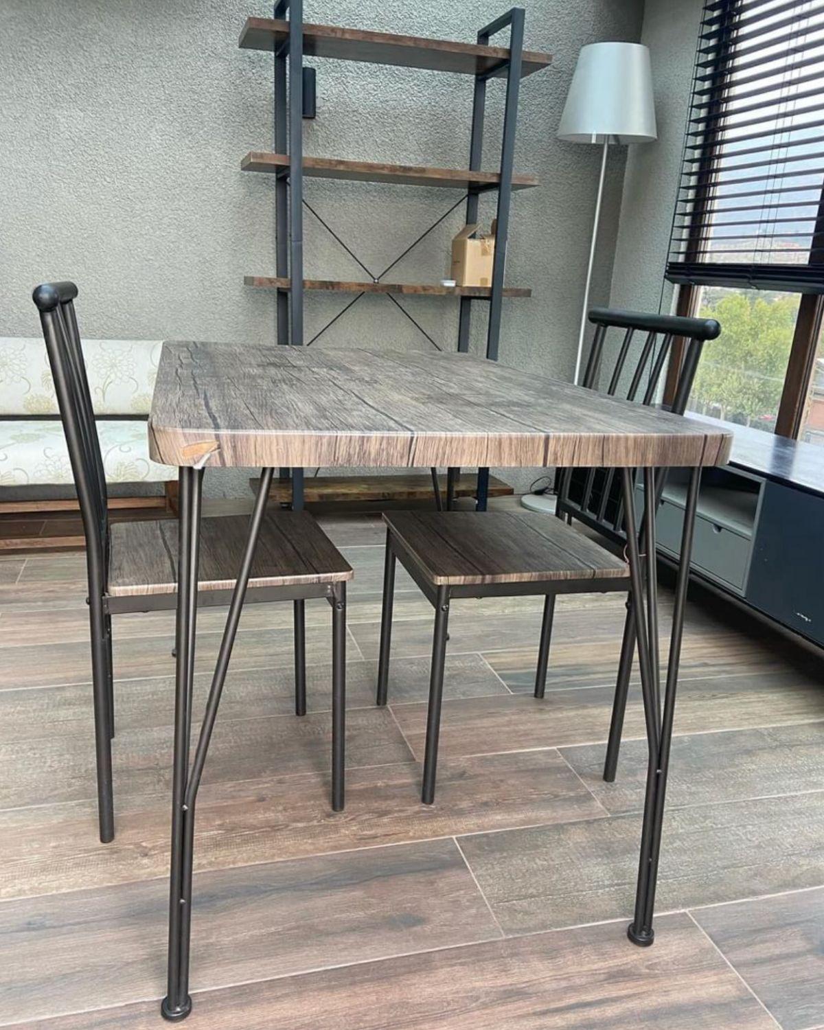 Comedor 4 Puestos Fabric 110 cm-1