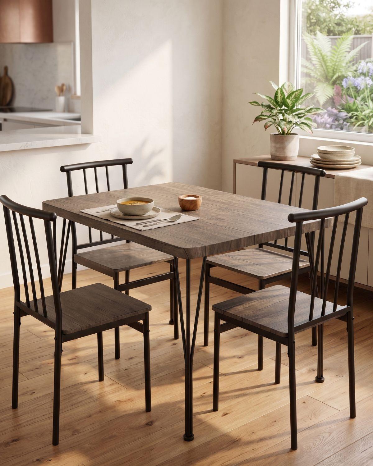Comedor 4 Puestos Fabric 110 cm-3