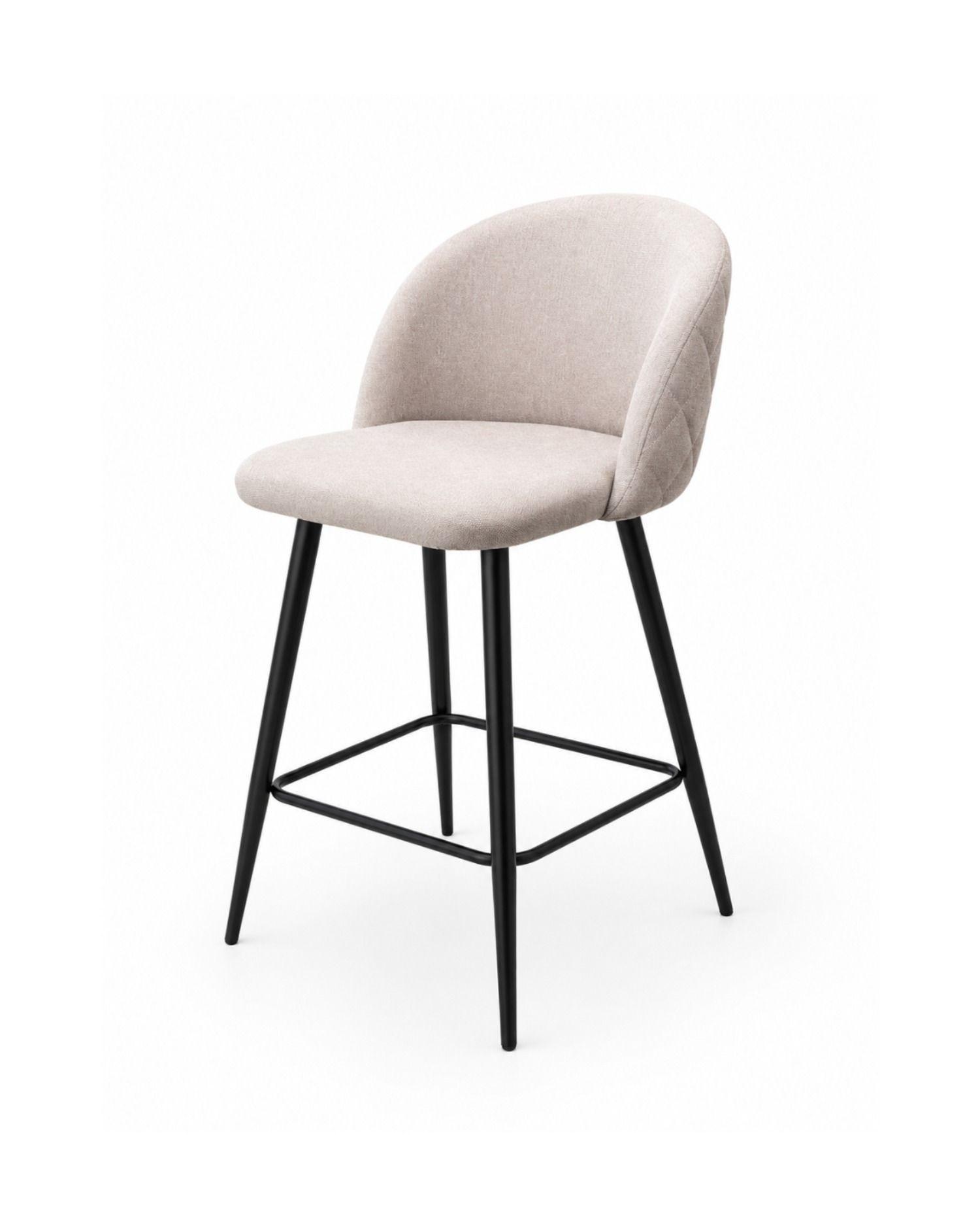 Pack 4 Taburetes de Bar Deluxe Lino 66 cm Black-4