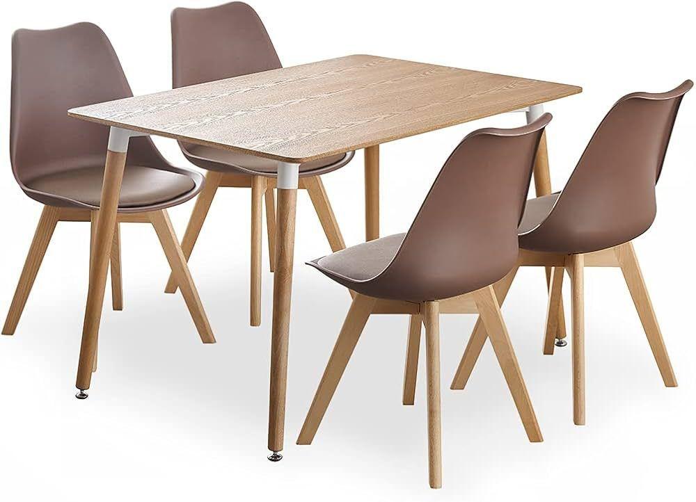 PACK 2 SILLAS DE COMEDOR TULIP ASIENTOS ACOLCHADOS-3
