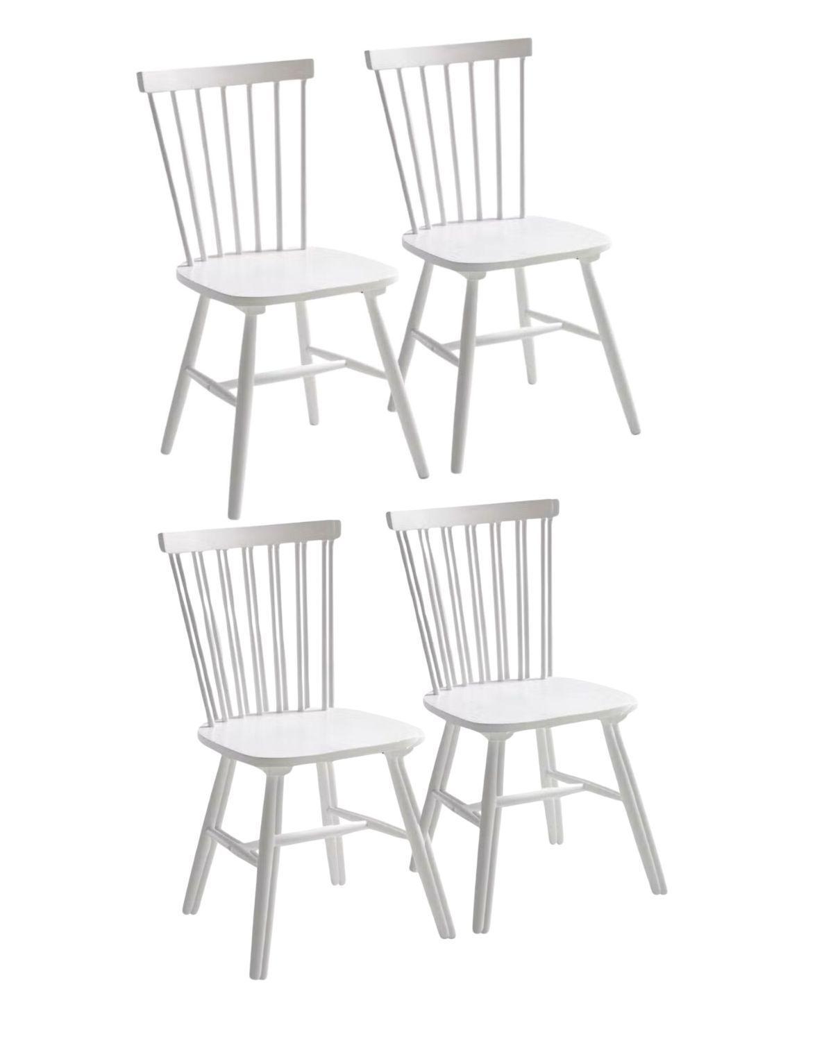 Pack 4 Sillas Windsor de Madera Para Comedor-0