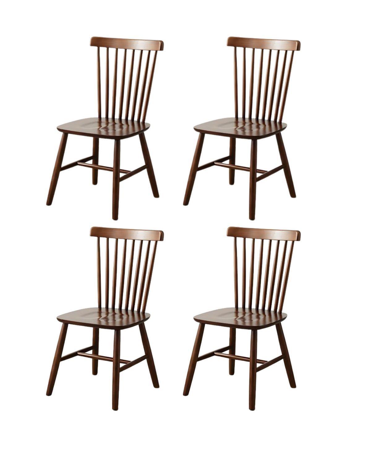 Pack 4 Sillas Windsor de Madera Para Comedor-0
