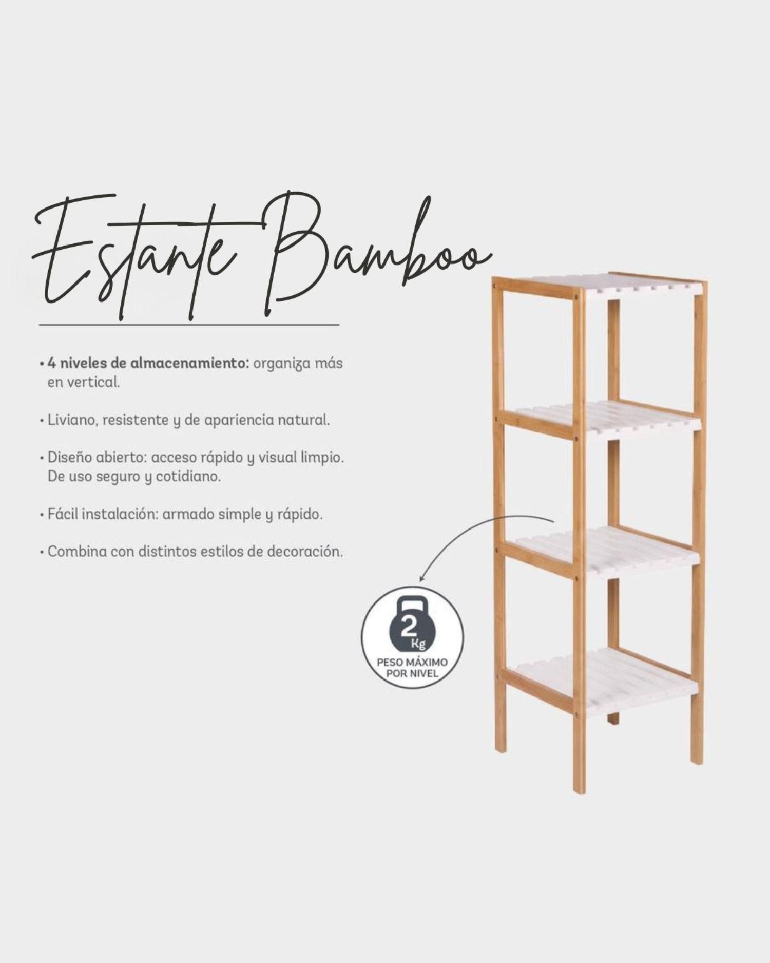 Estante 4 Niveles Bamboo-1