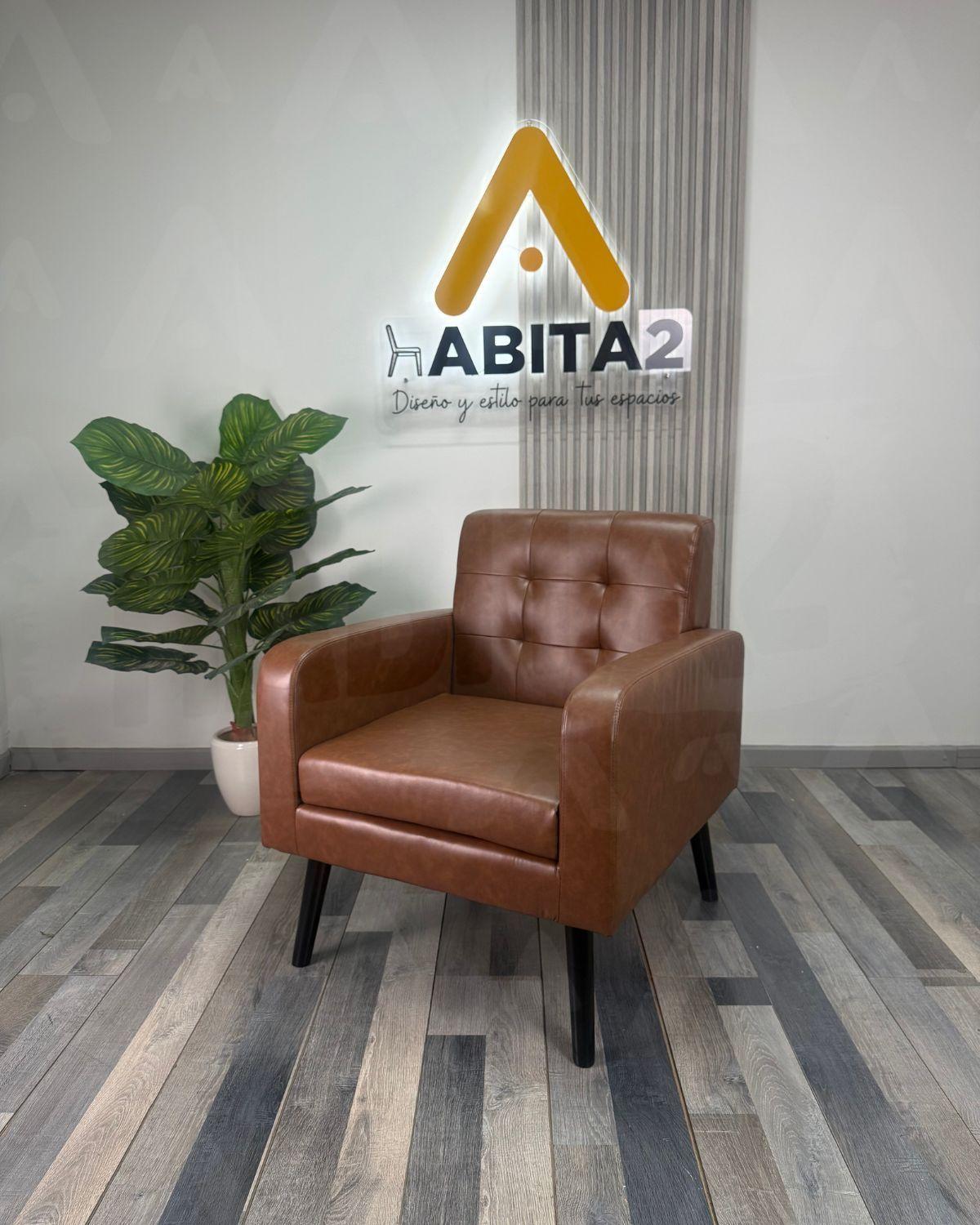 SILLON DANIELS TAPIZADO EN CUERO SINTETICO-4