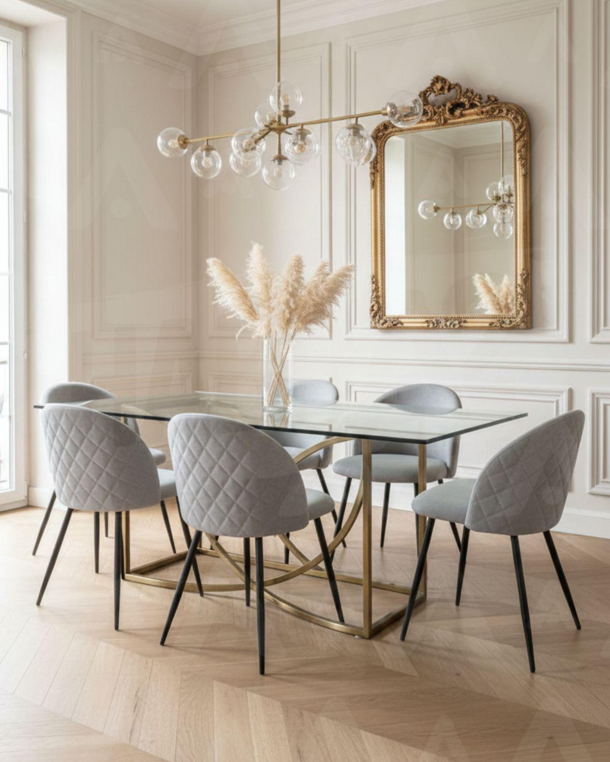 SILLAS NORDIC BLACK PARA COMEDOR CON BASE METALICA COLOR NEGRO ASIENTO TAPIZ LINO-2