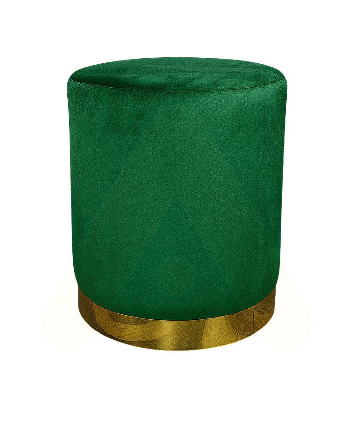 POUF OLIVIA DE TERCIOPELO PUFF PARA LIVING ELEGANTE-0