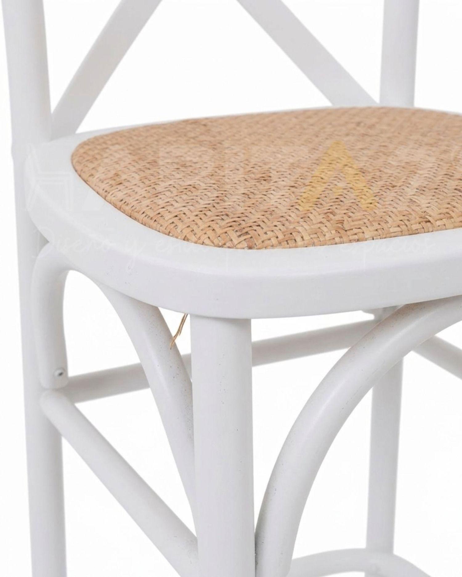 Pack 2 Taburetes Crossback de Madera 66 cm-2