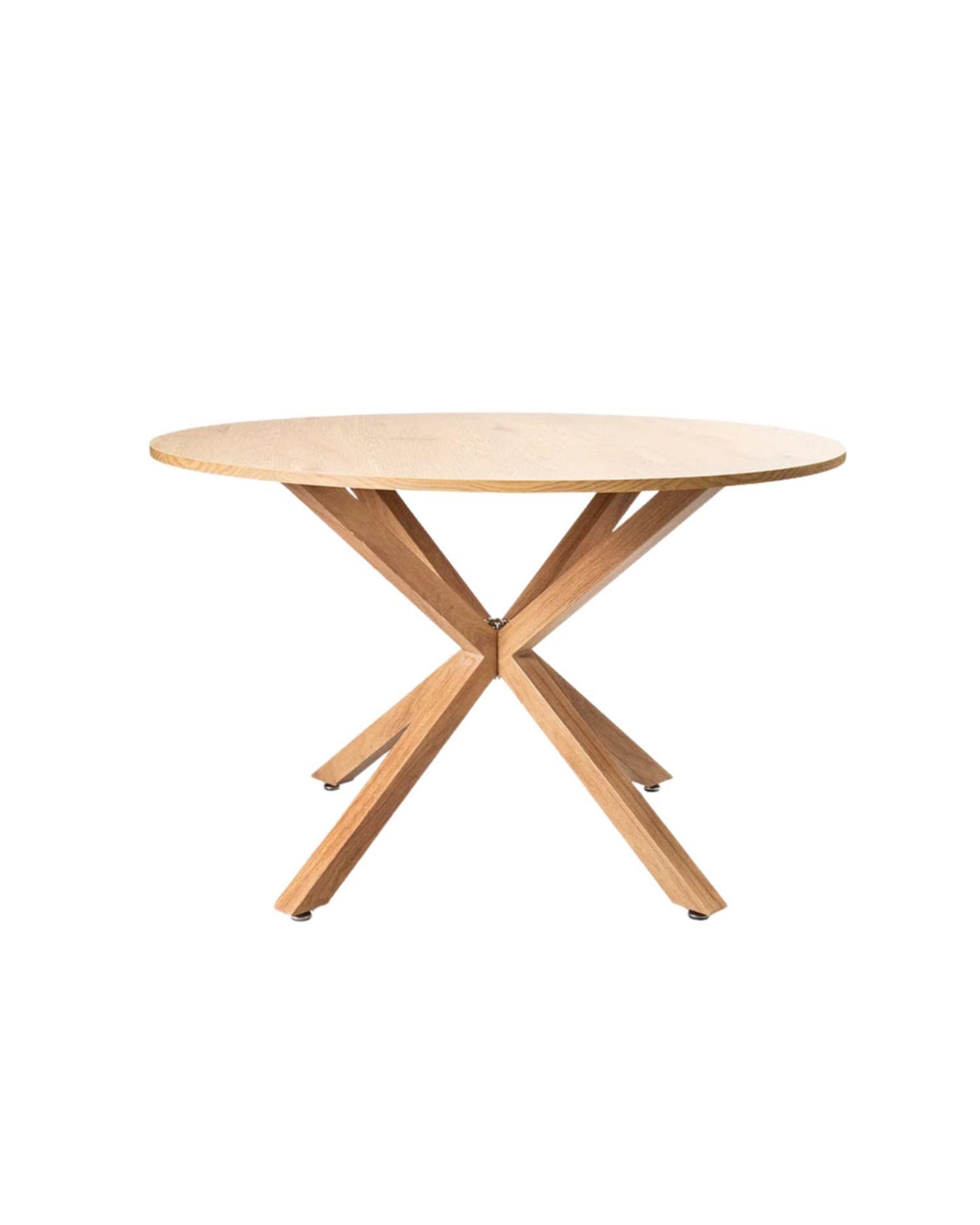 Mesa de Comedor Escandinava Redonda 120 cm-0