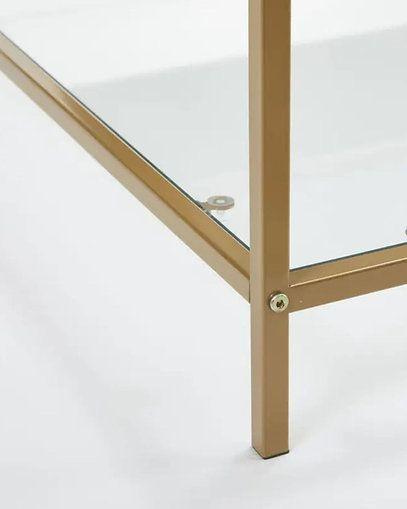 MESA DE CENTRO 80x80 VERONA VIDRIO TEMPLADO GOLDEN-4