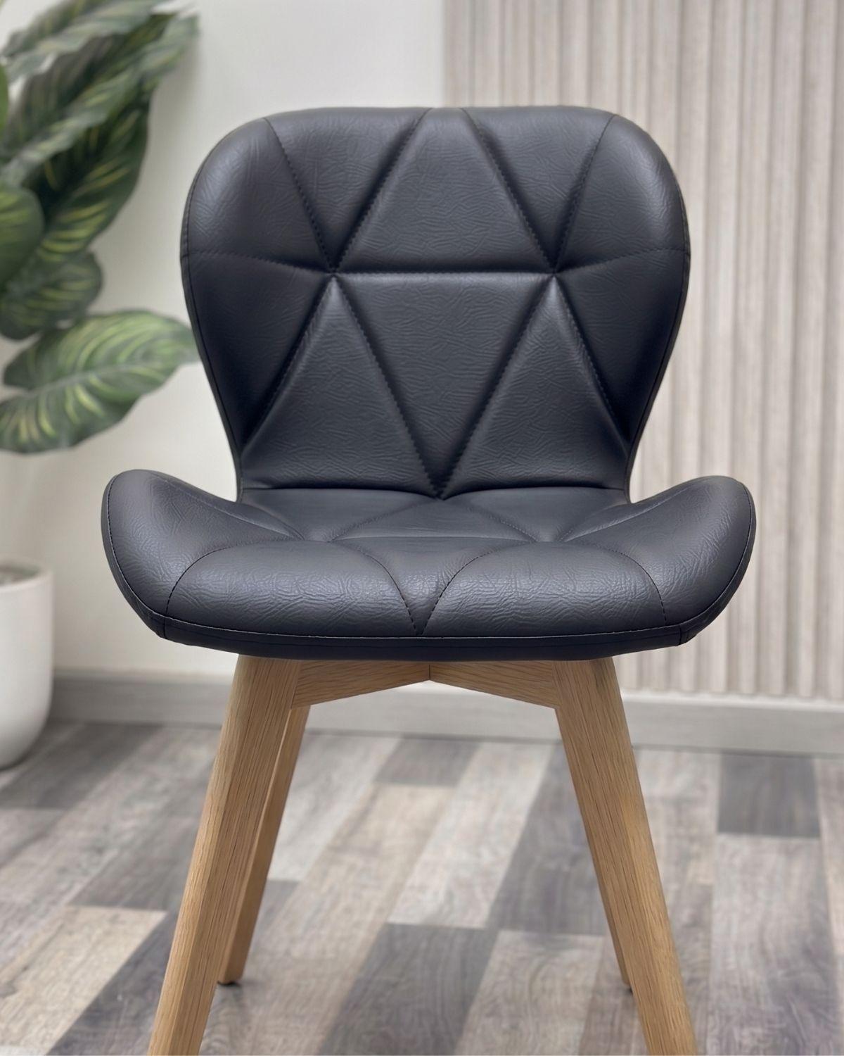 Set 2 Sillas de Comedor Radar Wood Ecocuero-3