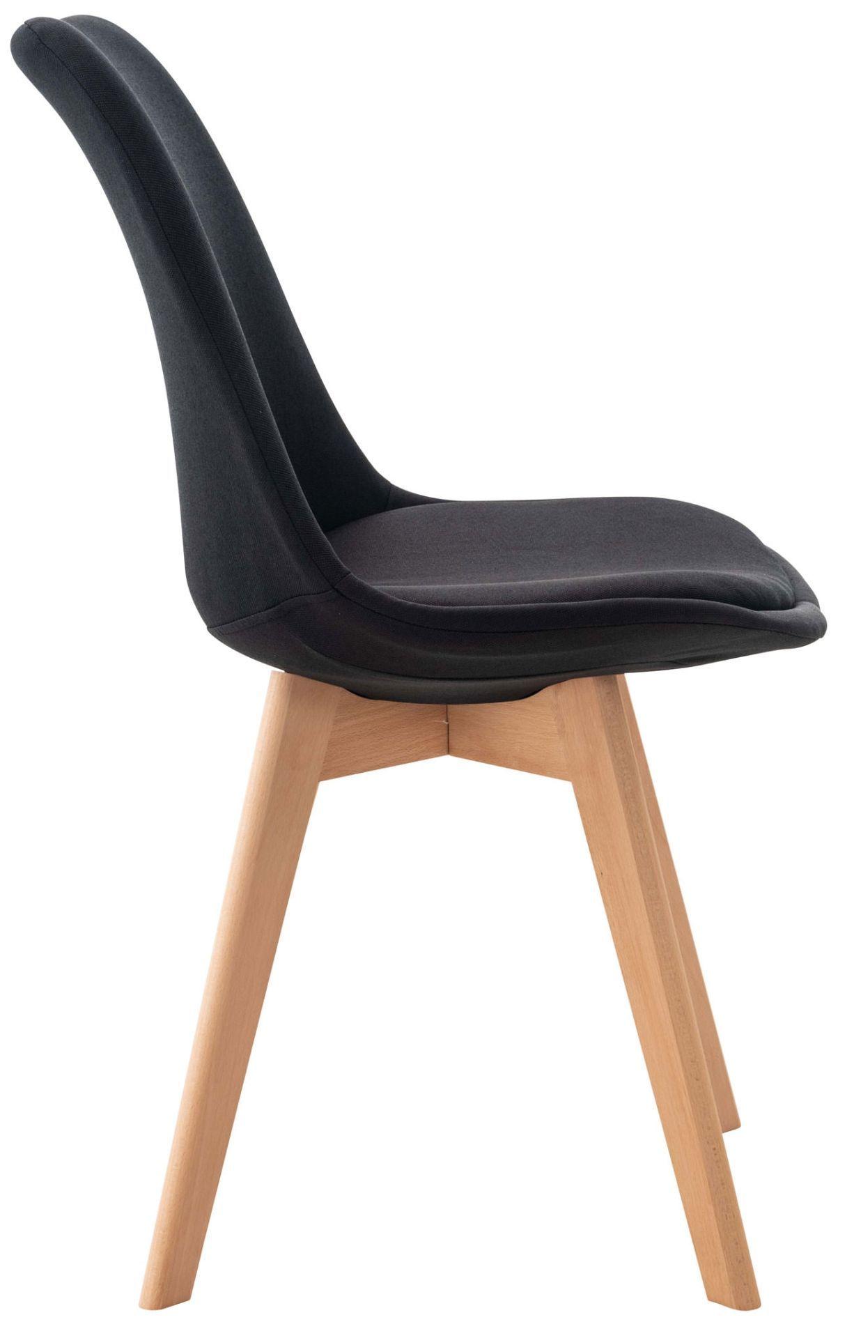 SILLA PARA COMEDOR TULIP ASIENTO ACOLCHADO TAPIZADO EN LINO-4