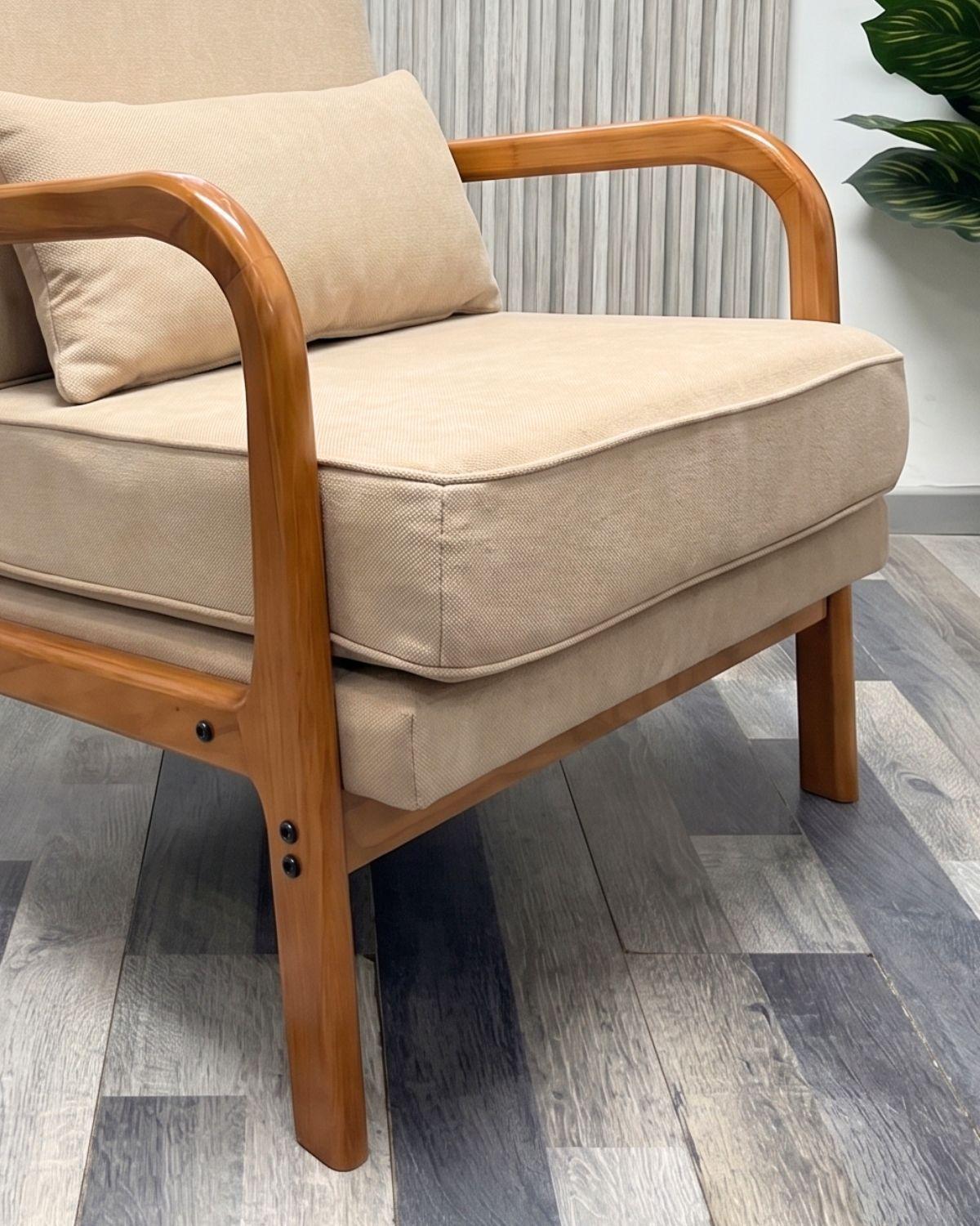 Sillon Nordico Tapizado Lino-2