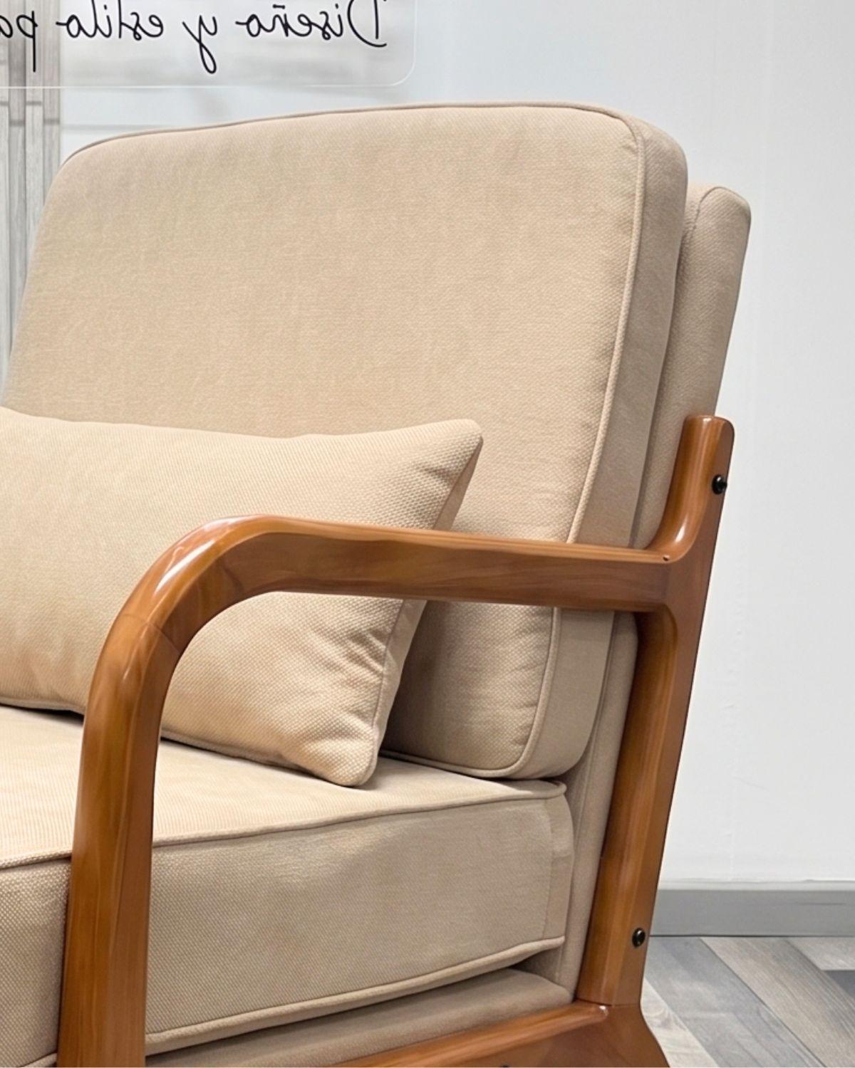 Sillon Nordico Tapizado Lino-3