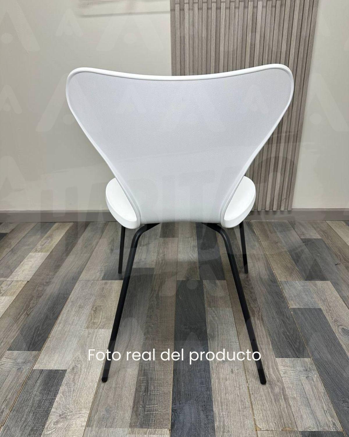 SILLAS PARA COMEDOR CON BASE NEGRA  JLOVE PP - 4 UNID-4