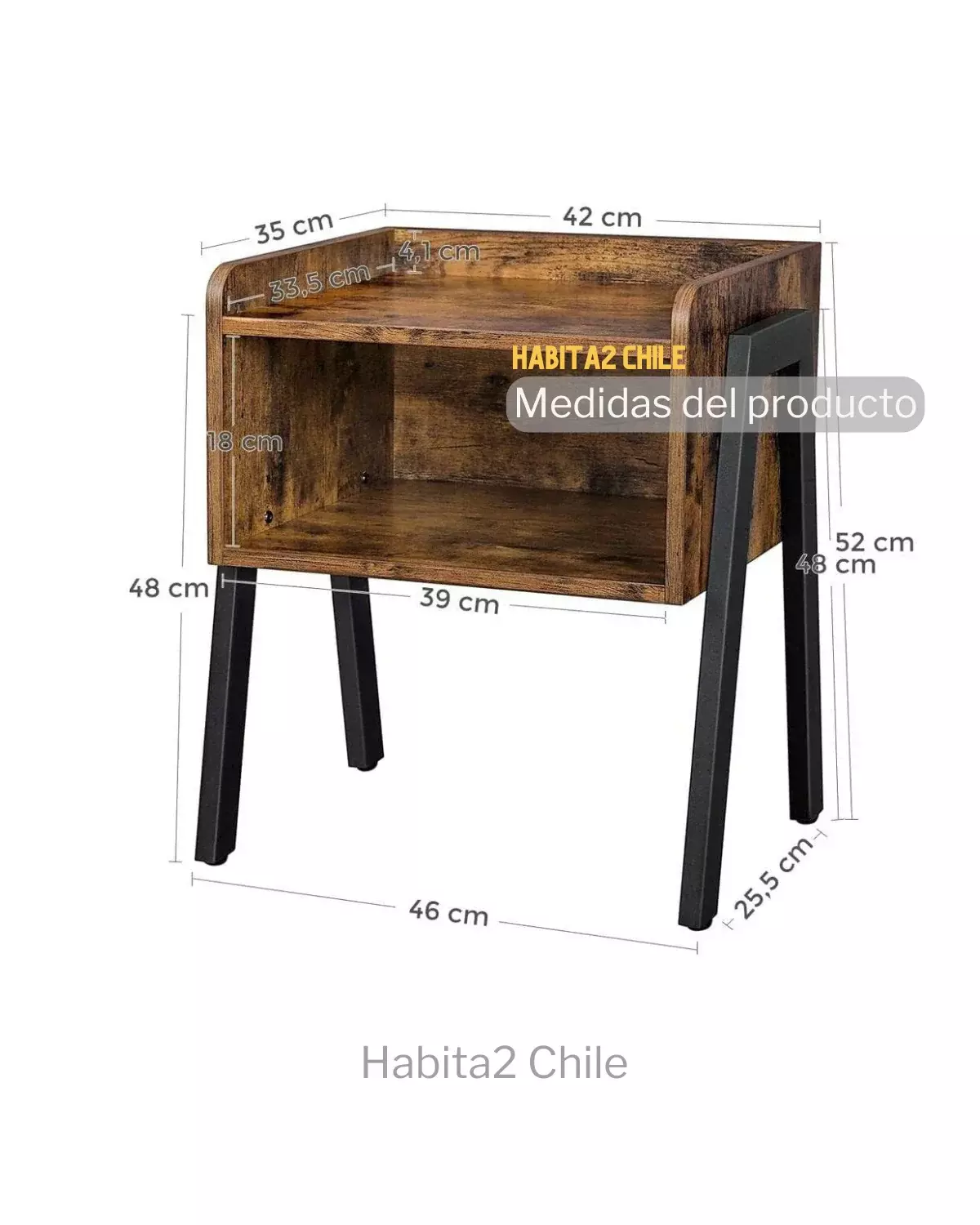 MESA AUXILIAR VELADOR RUSTICO-2