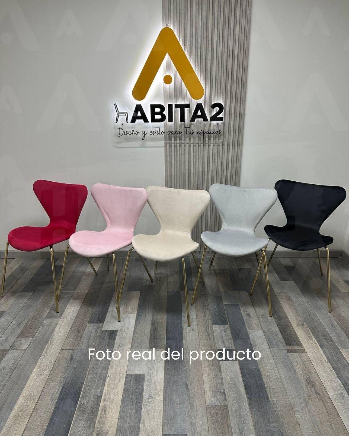 SILLAS COMEDOR TERCIOPELO JLOVE VELVET GOLD - 2 UNID-1