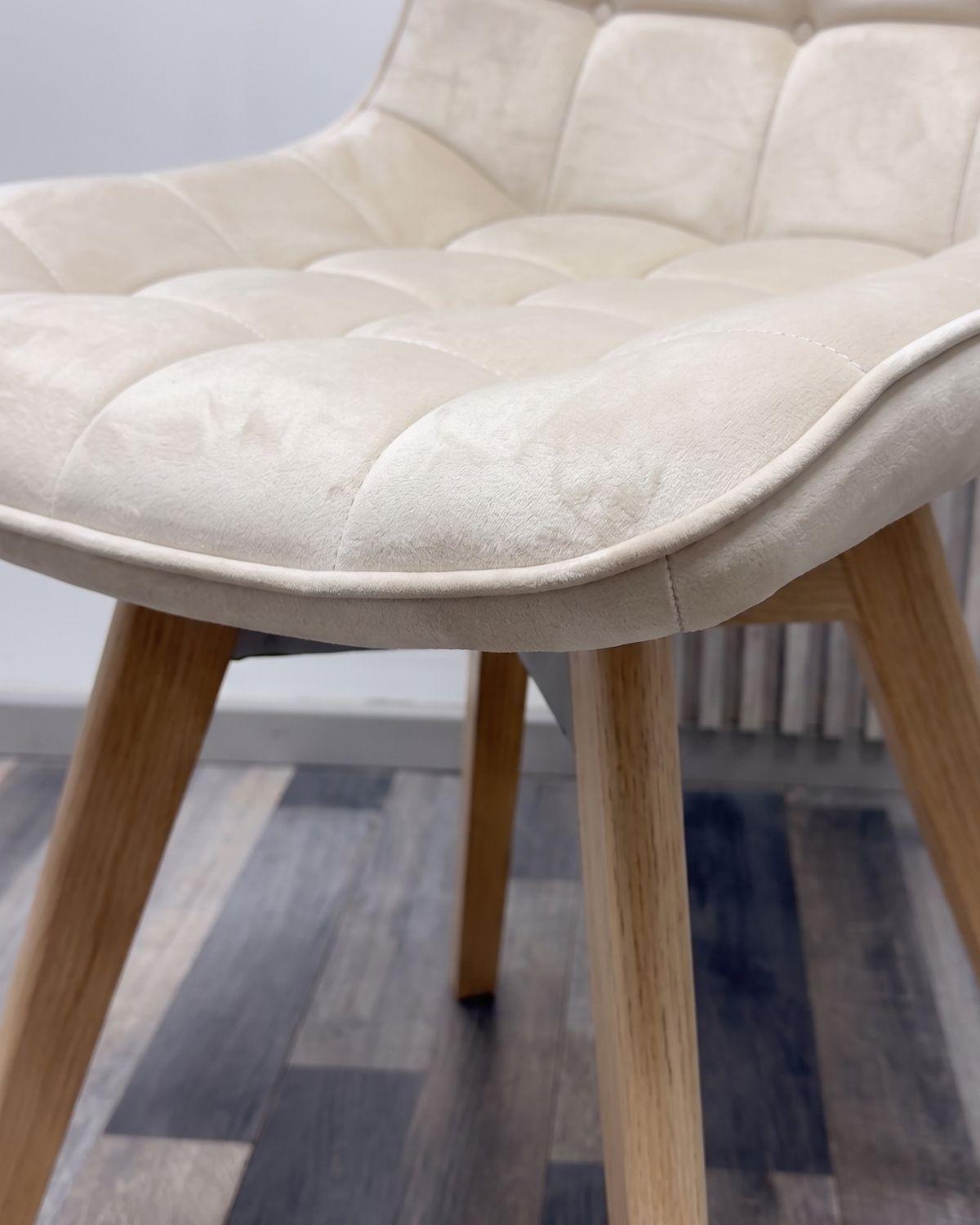 Pack 4 Sillas de Madera Acolchadas Toscana-2