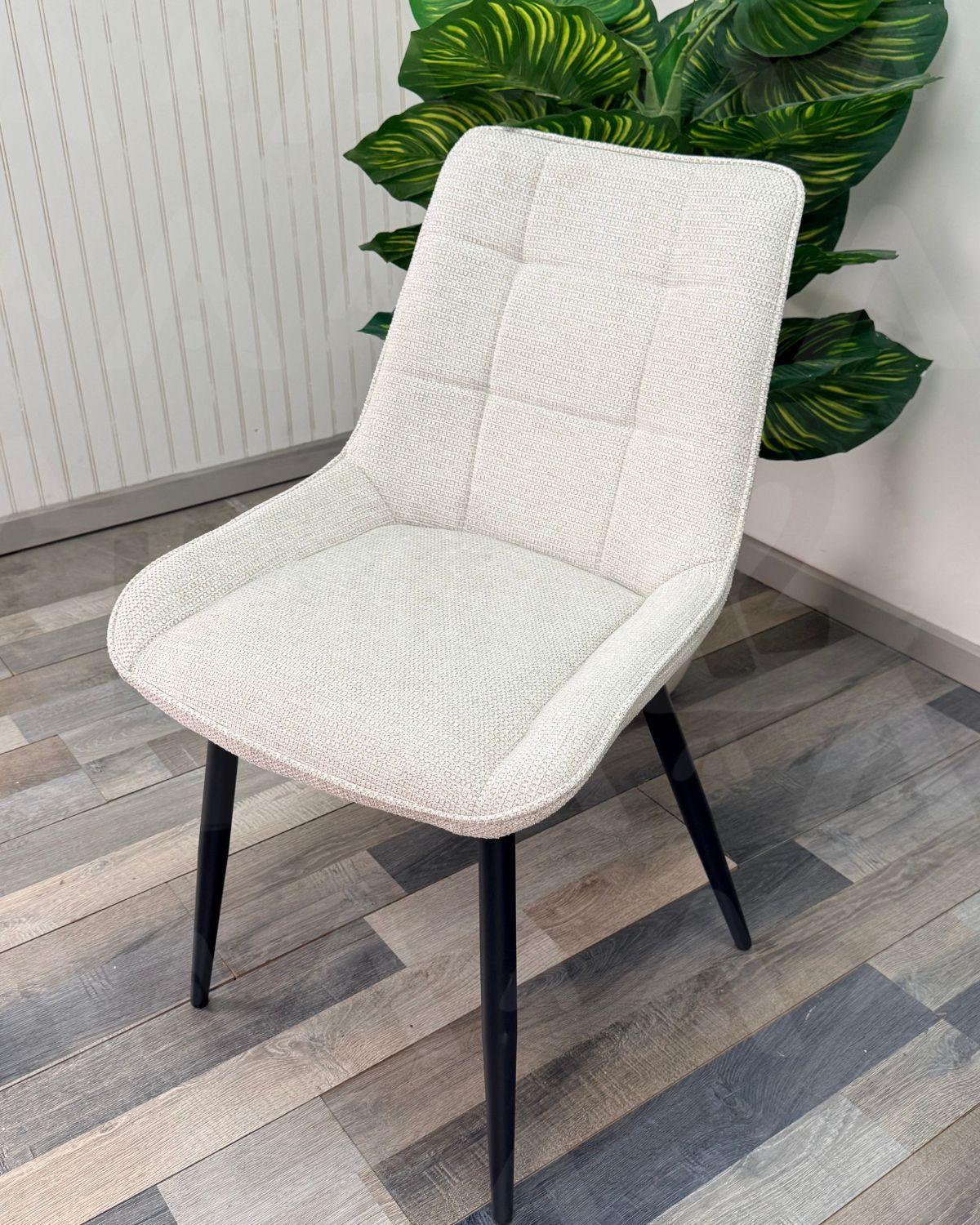 SILLAS BASE METALICAS NEGRAS MODERNAS MERICHAIR BLACK - 2 UNIDADES-3