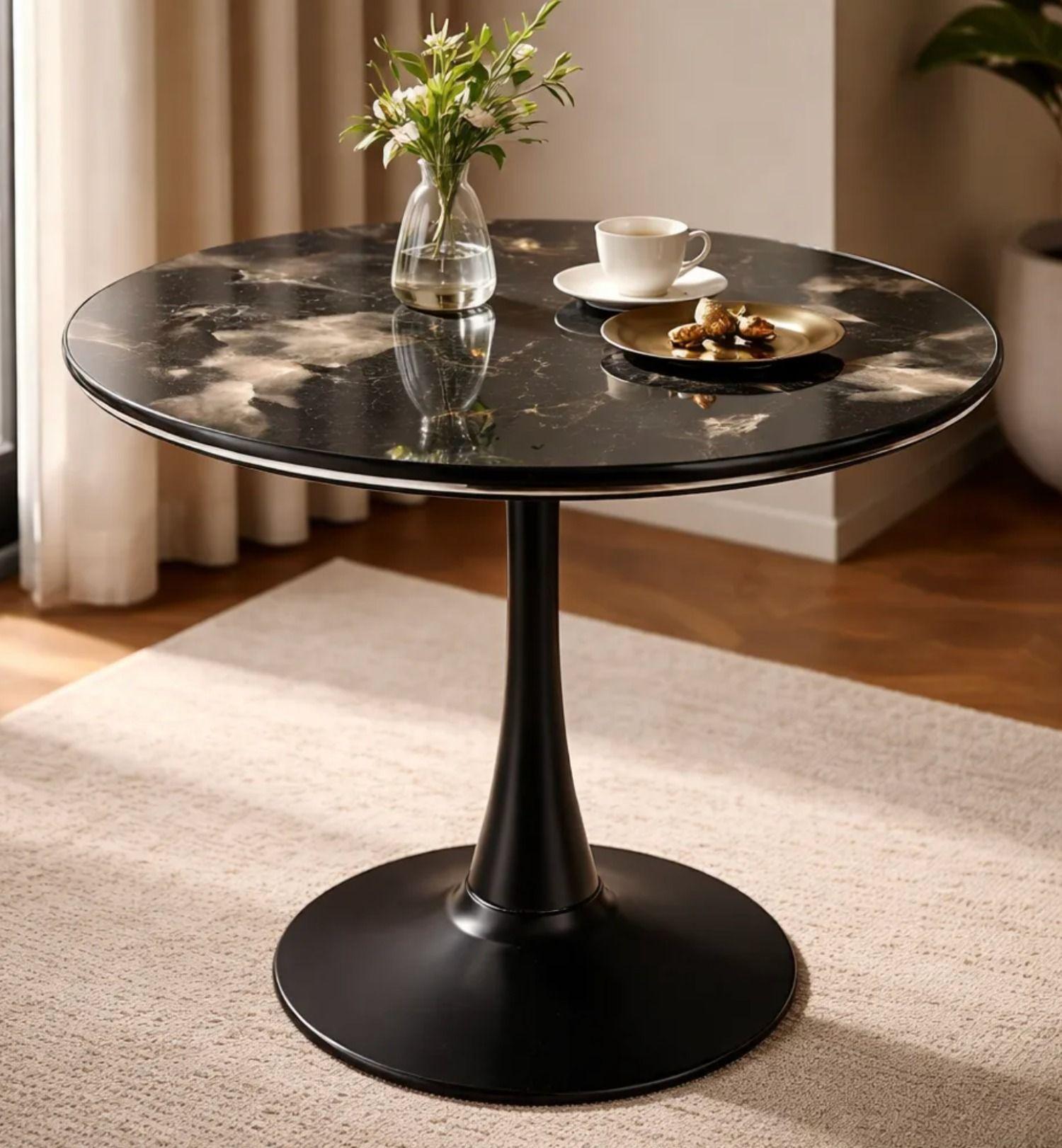 Mesa Tulip Piedra Redonda 100 cm-4