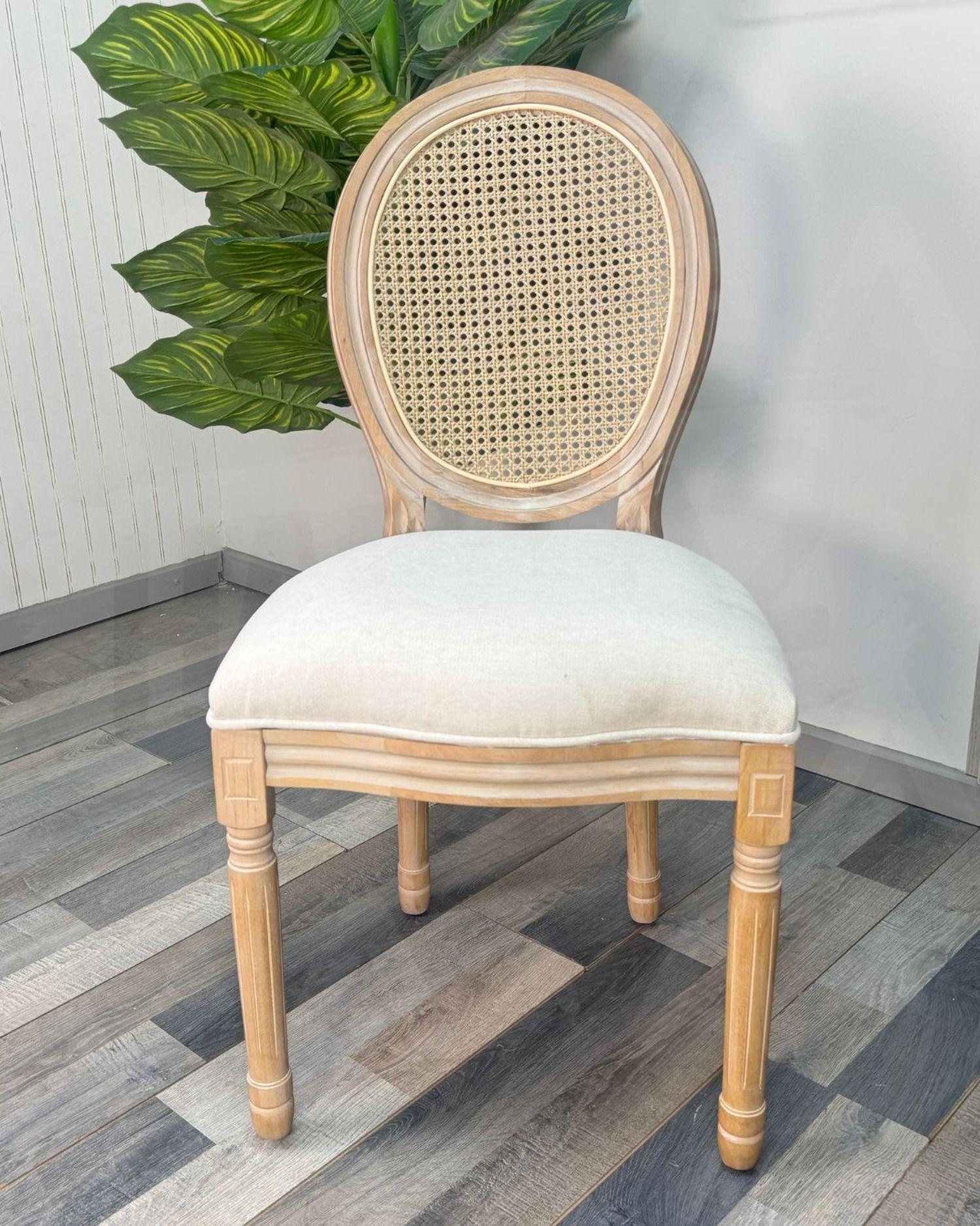 Pack 4 Sillas de Comedor Madera Acolchada Monarca-3