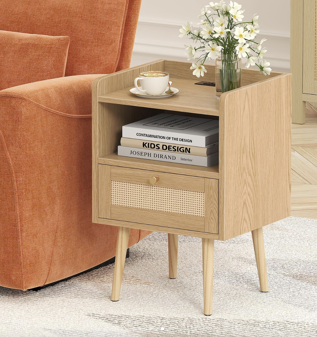 PACK 2 VELADORES WOOD 1.0 MESA DE NOCHE CON RATTAN 40X30X60-2