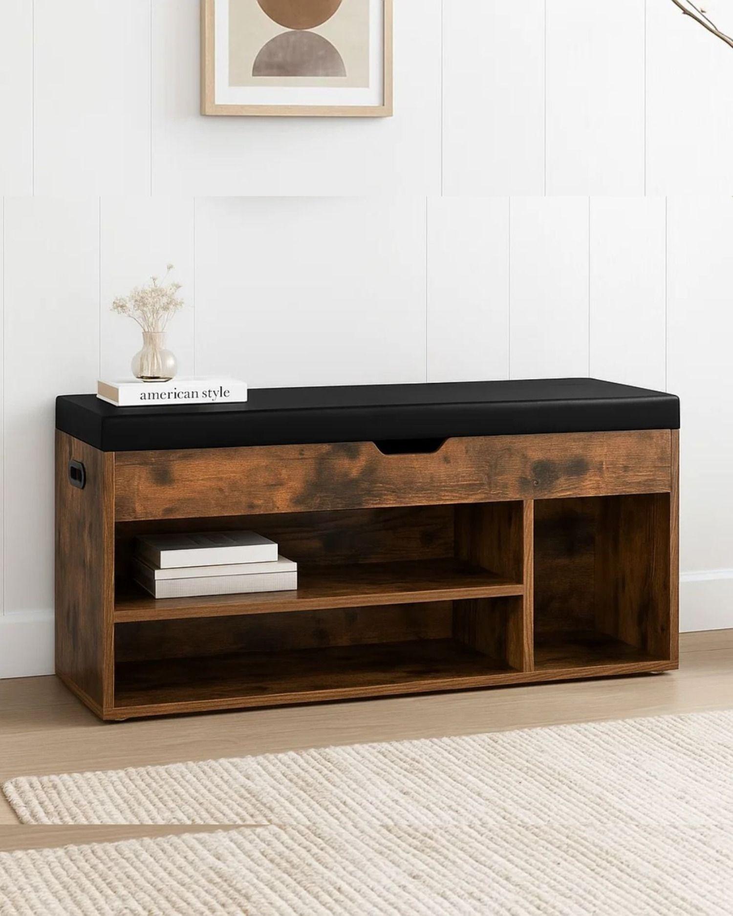 Banco Zapatero Clasico con Almacenamiento-2