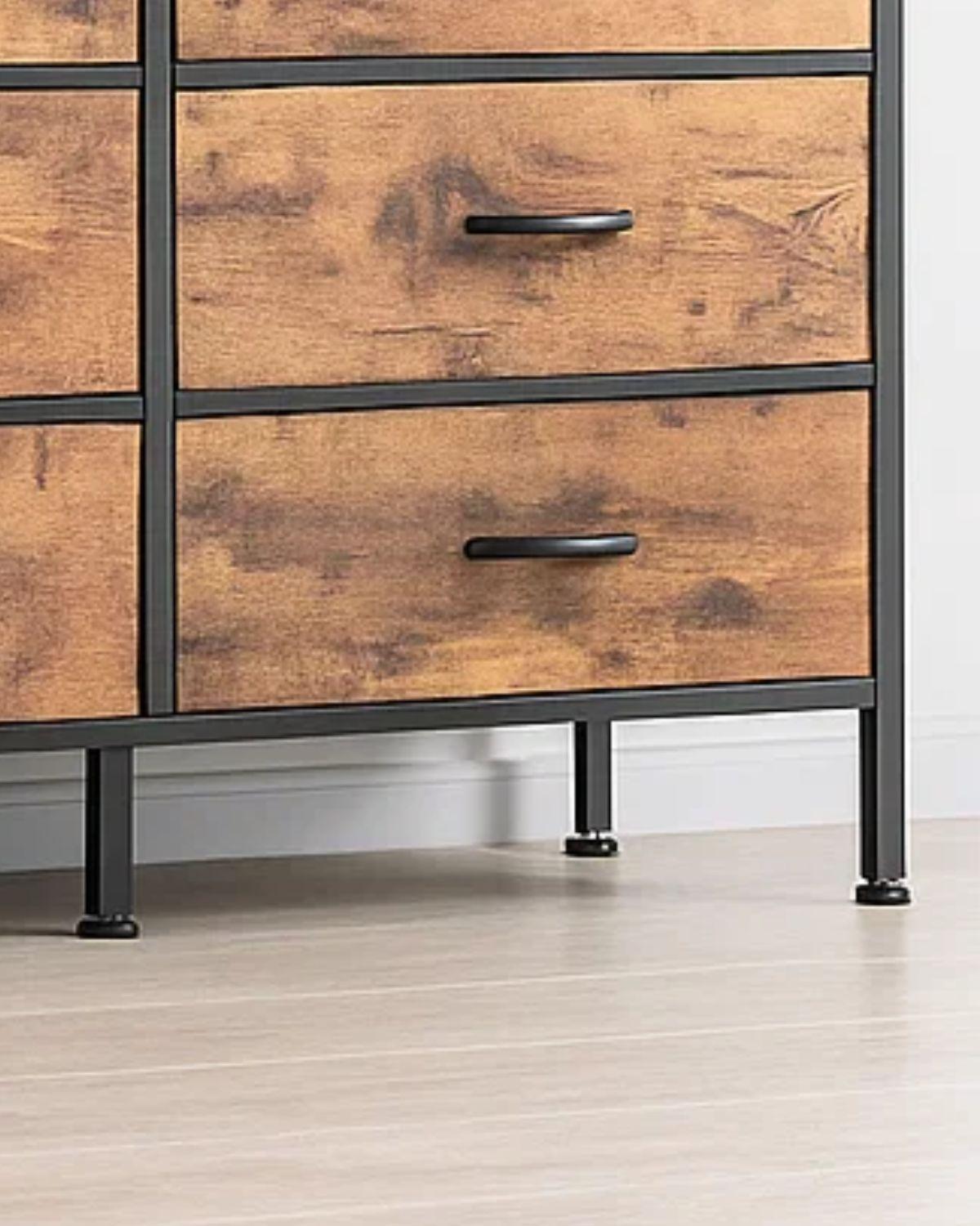 COMODA MICHAEL CON 9 CAJONES DE TELA-2