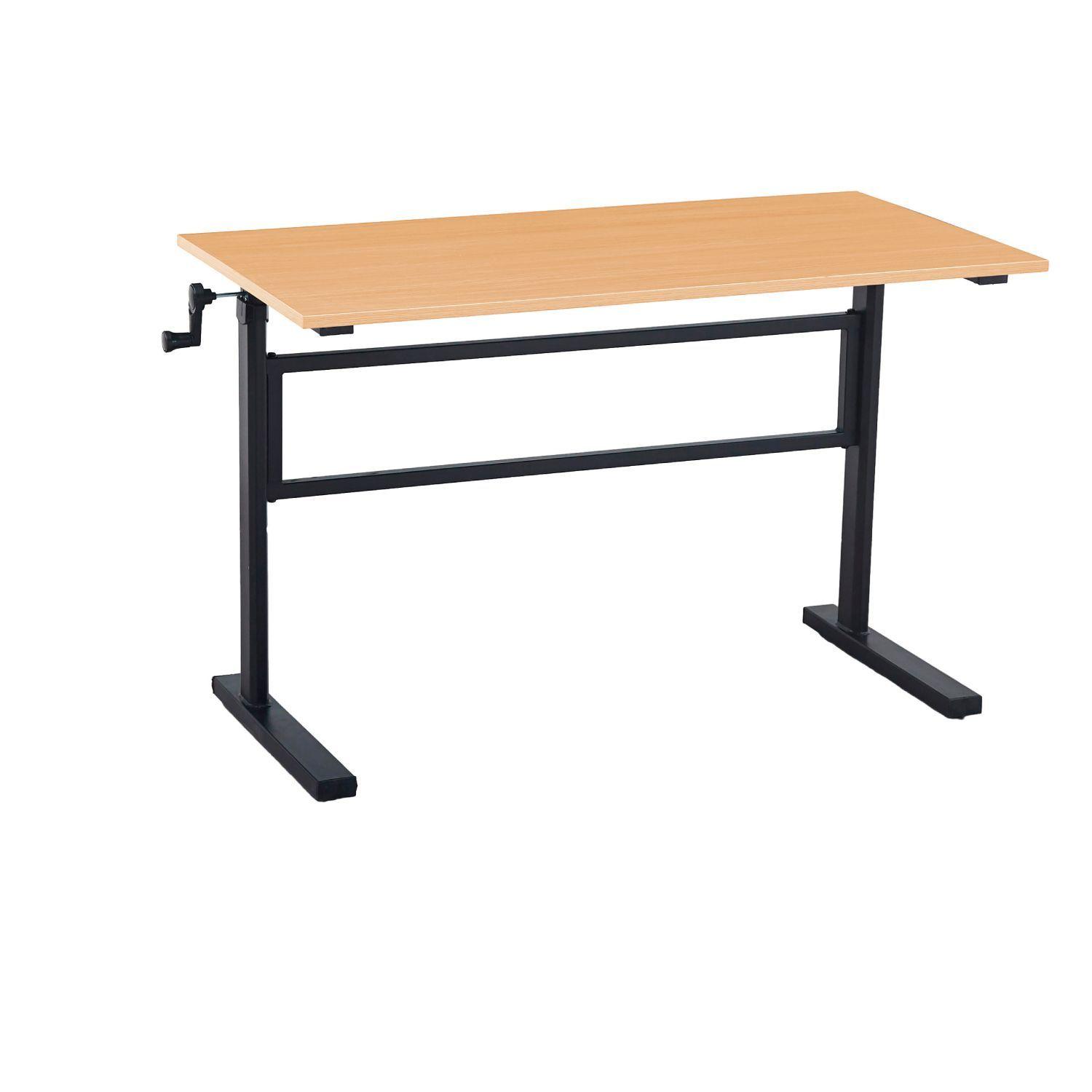 ESCRITORIO ELEVABLE O DE PIE MOOVE NEGRO METALICO-0