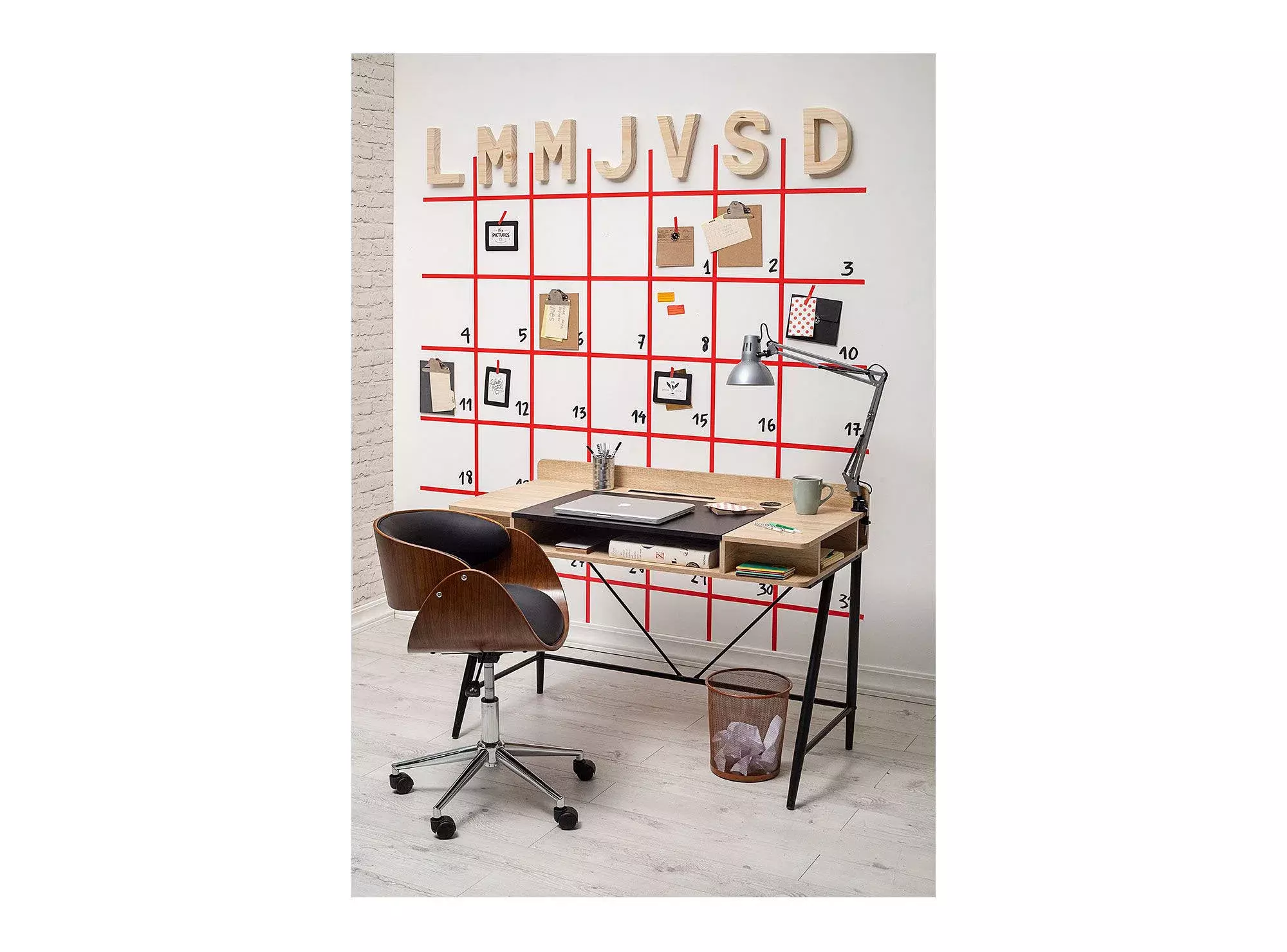 SILLA DE MADERA PARA ESCRITORIO MADISON CON ASIENTO ECOCUERO-4