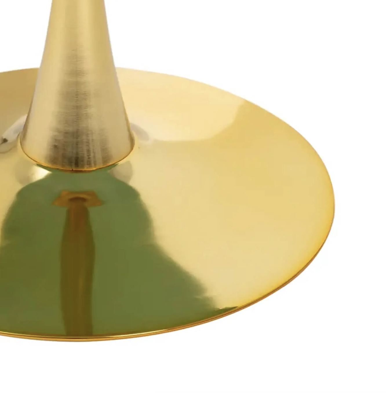 MESA TULIP REDONDA GOLD SIMIL MARMOL 100 CM DORADA-3