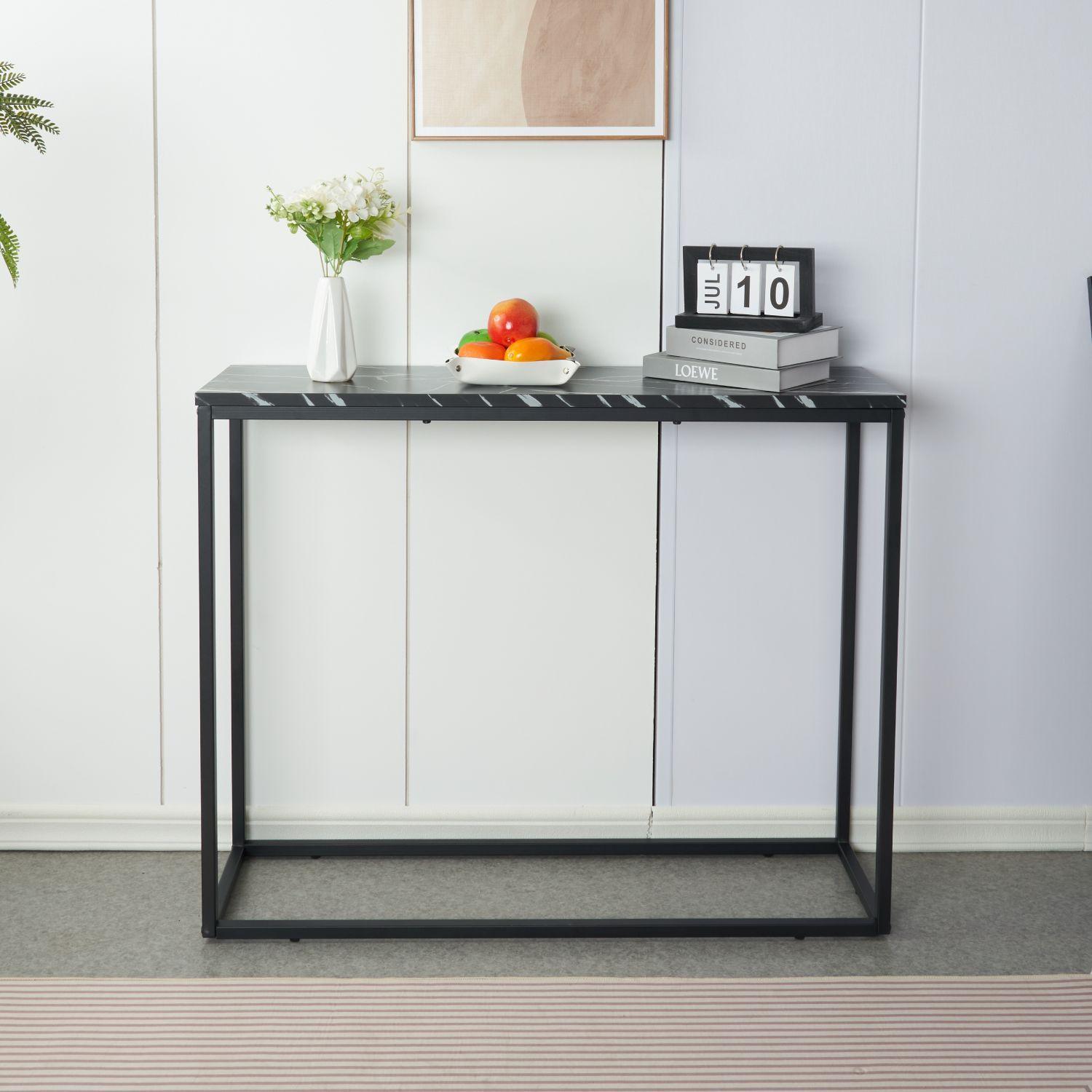 ARRIMO BLACK MDF SIMIL MARMOL METALICO NEGRO-4