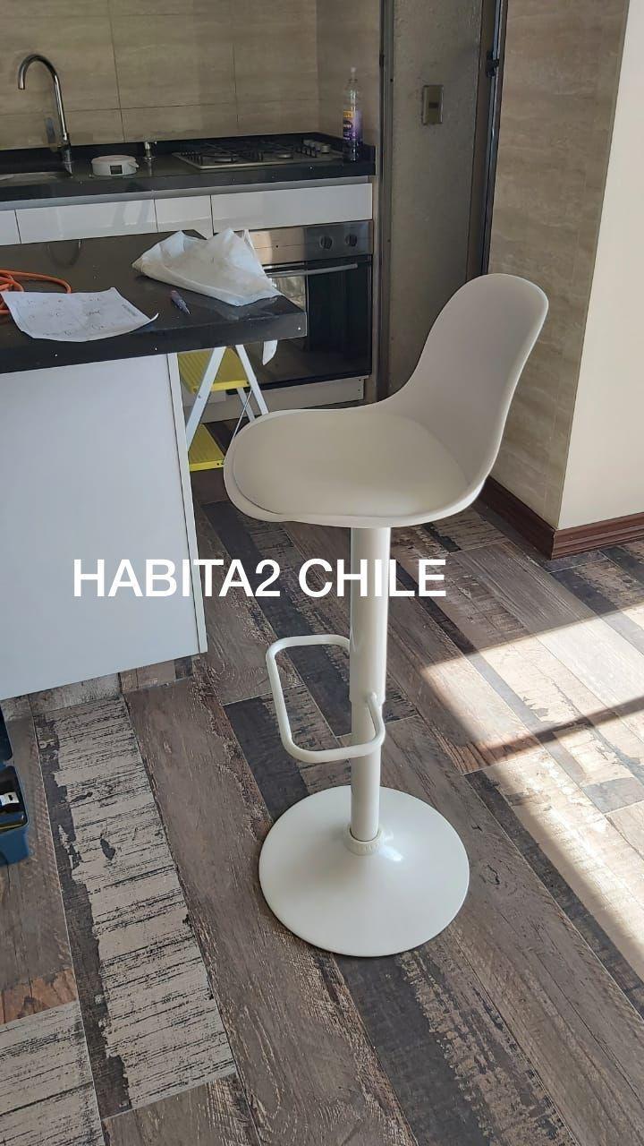 PACK 2 TABURETES DE BAR ALTURA REGULABLE ELEGANTE MOBY-2