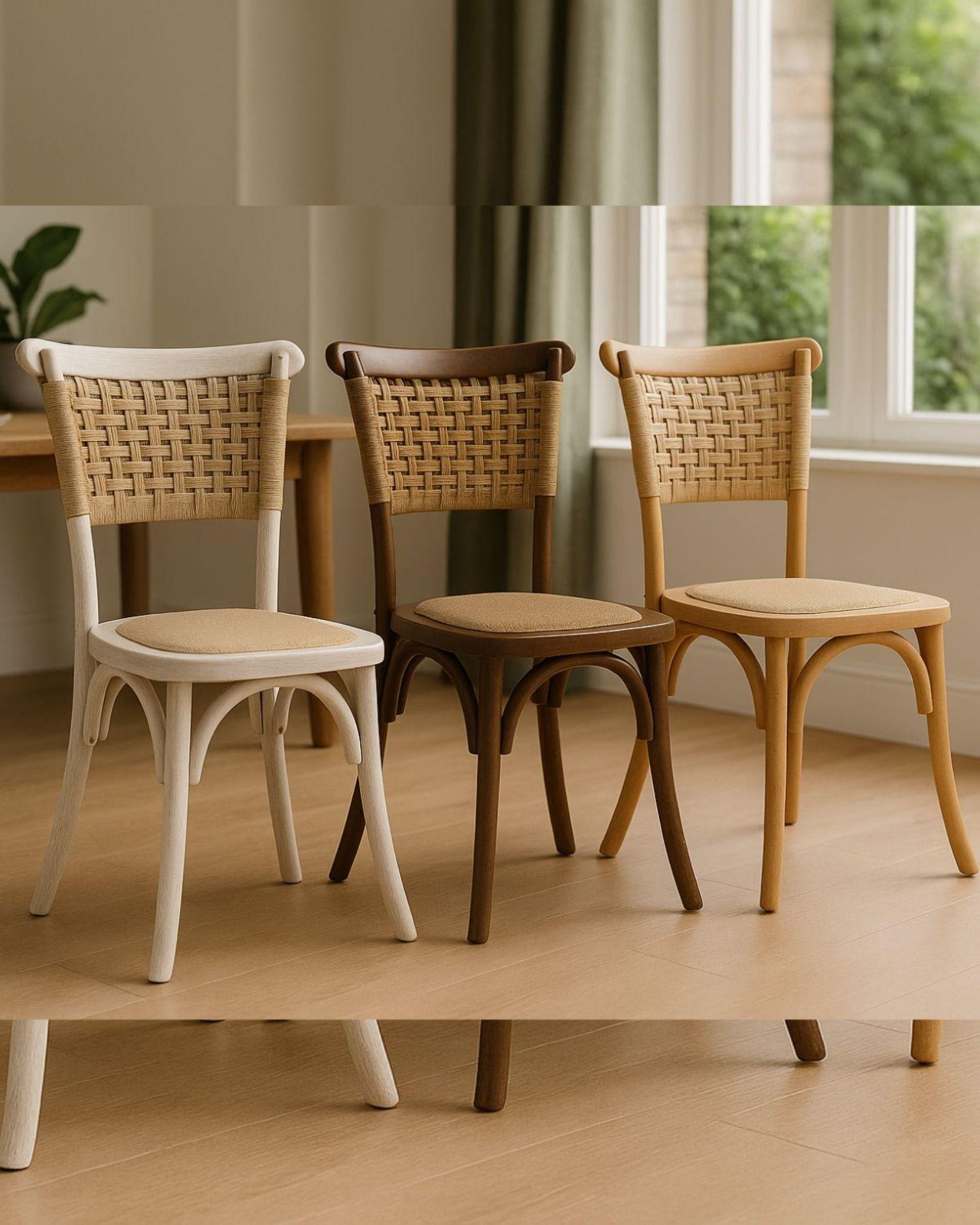 Silla para Comedor de Madera Yute Gretta Wegner-3