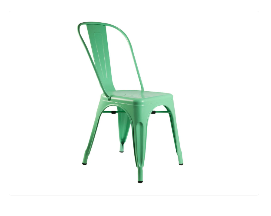 PACK 2 SILLAS TOLIX METALICAS PARA RESTAURANT O TERRAZA RESISTENTE APILABLE-4
