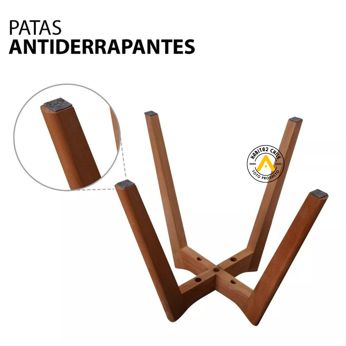 SILLA DE COMEDOR TULIP ASIENTO ACOLCHADO-2