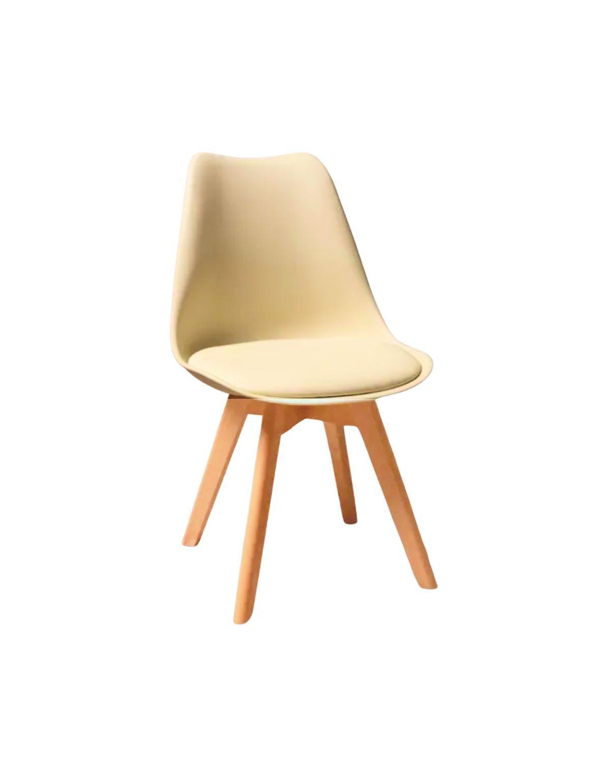 Silla De Comedor Tulip Asiento Acolchado-0
