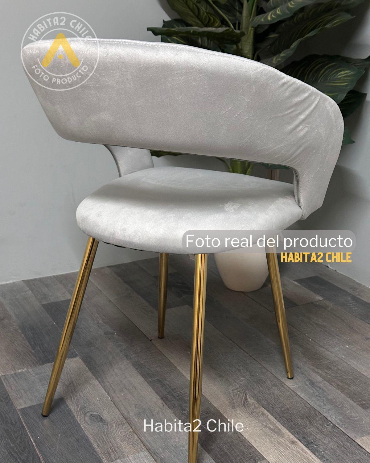 PACK 2 SITIAL O SILLA MODERNA FLORENCIA TERCIOPELO GOLD-3