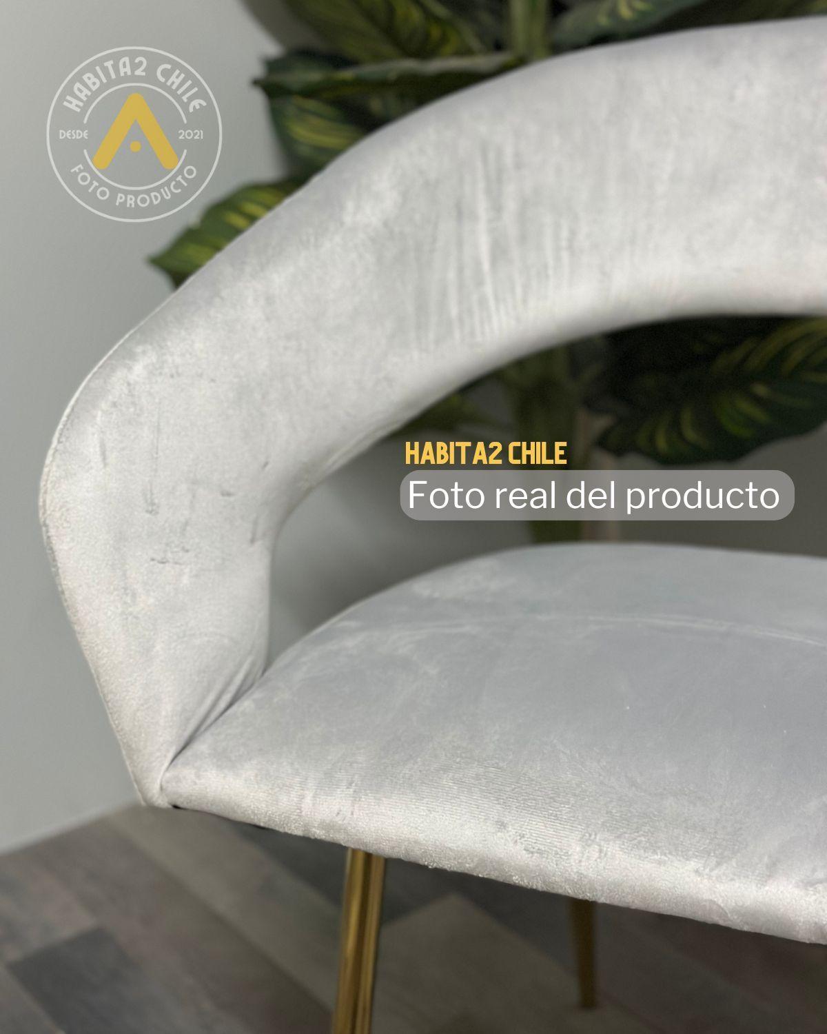 PACK 2 SITIAL O SILLA MODERNA FLORENCIA TERCIOPELO GOLD-5