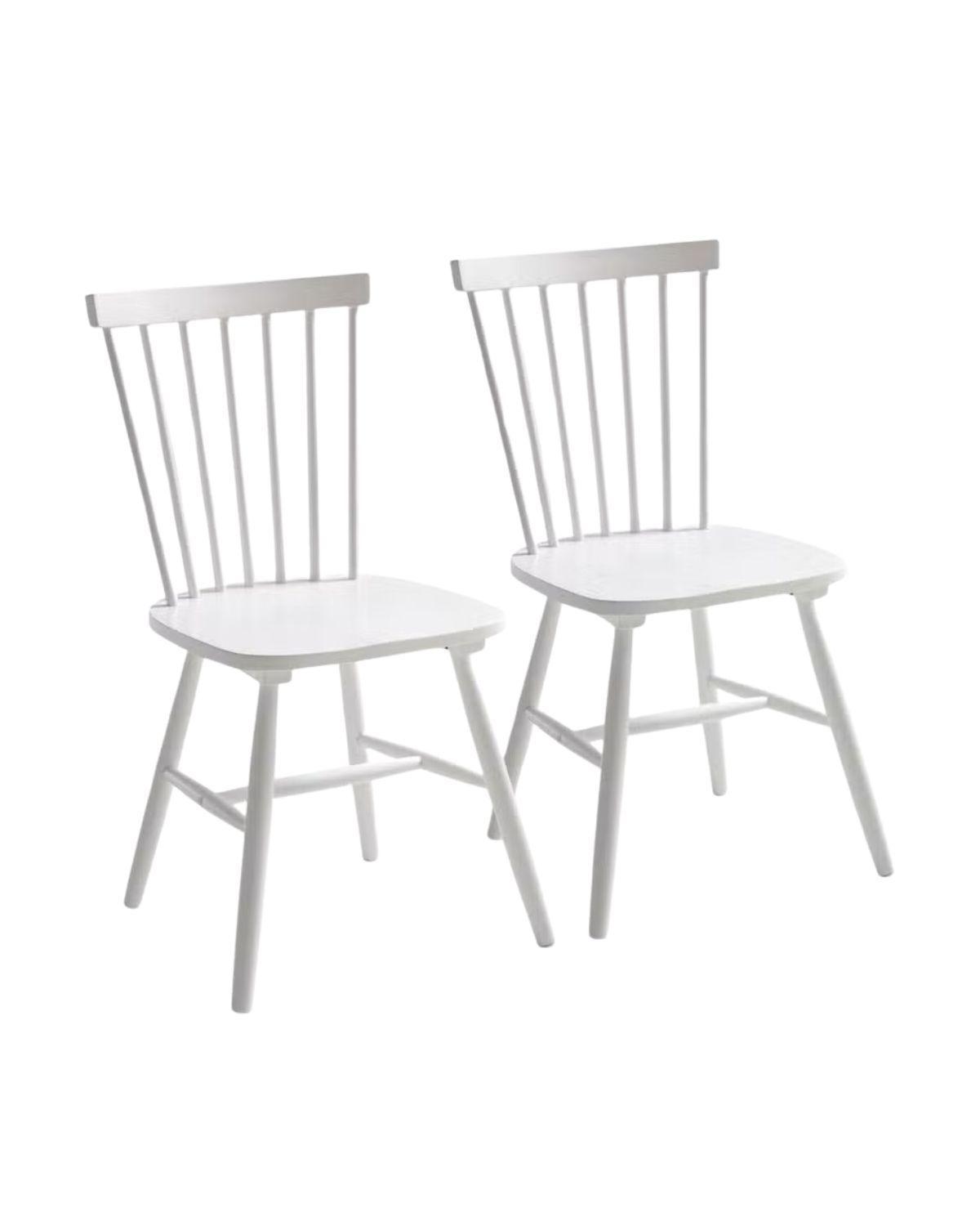 Pack 2 Sillas de Madera Windsor Para Comedor-0