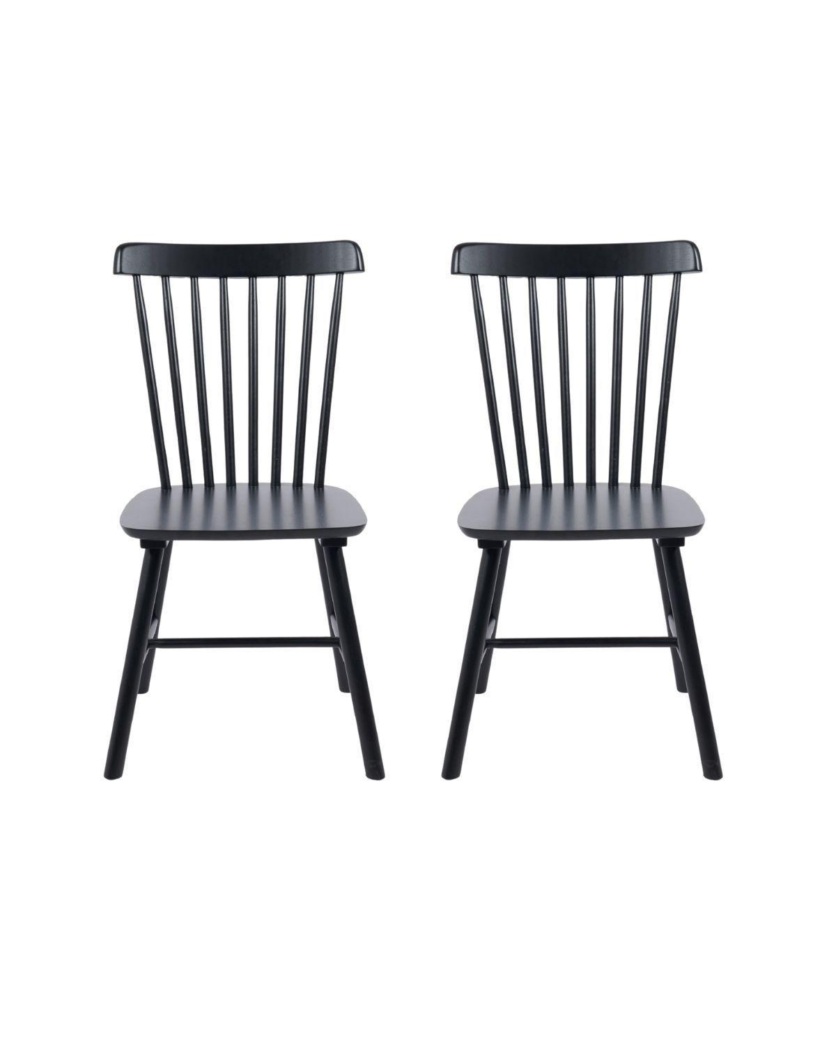 Pack 2 Sillas de Madera Windsor Para Comedor-0