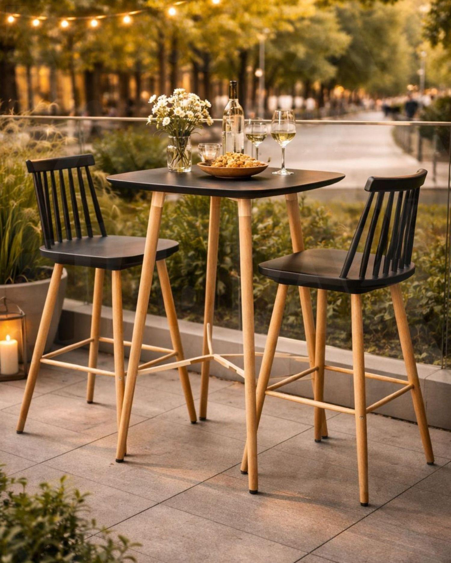 Taburete de Bar 65 cm Royal Estilo Nordico-3