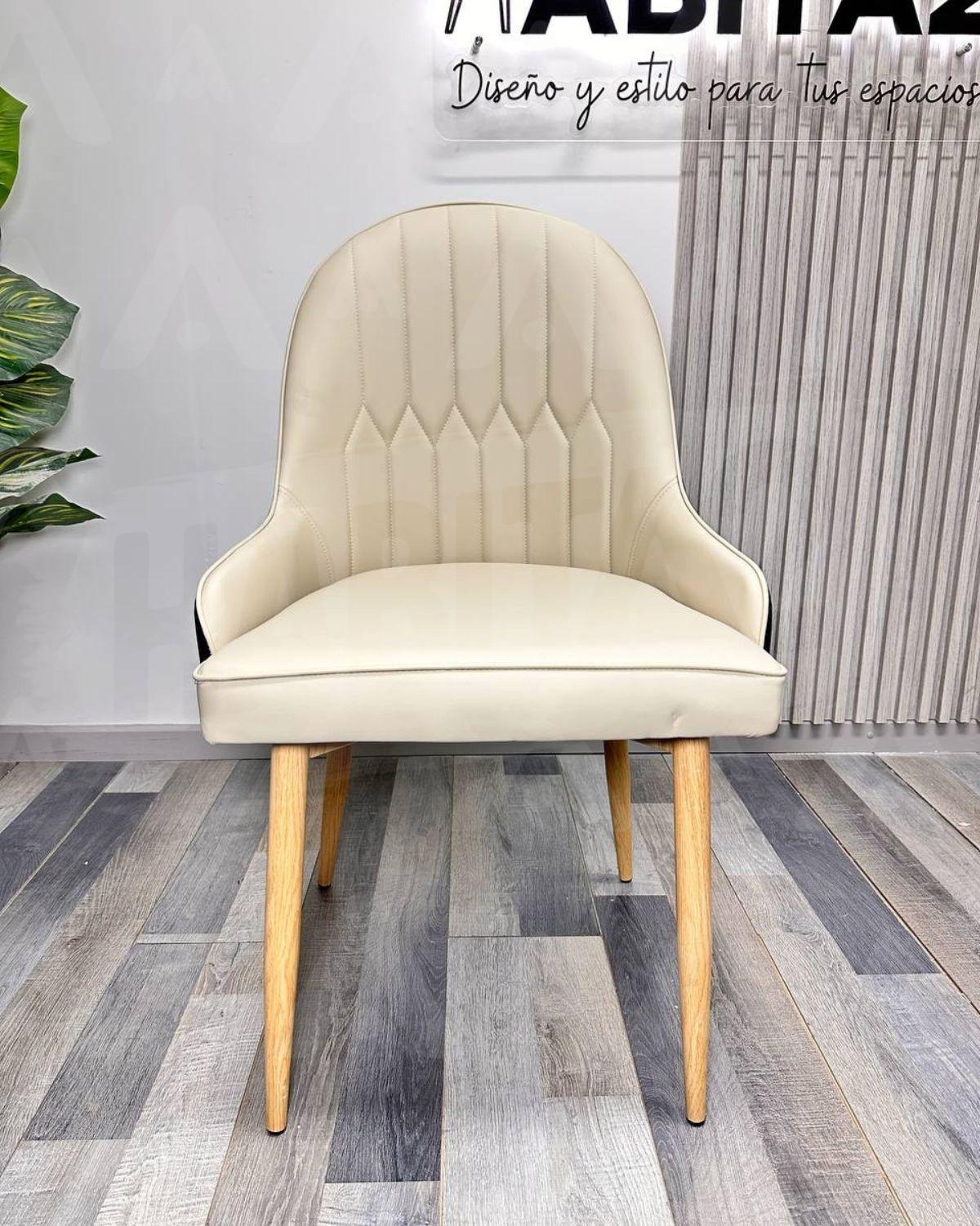 SITIAL DE CUERO SINTETICO MALALA WOOD BEIGE-2