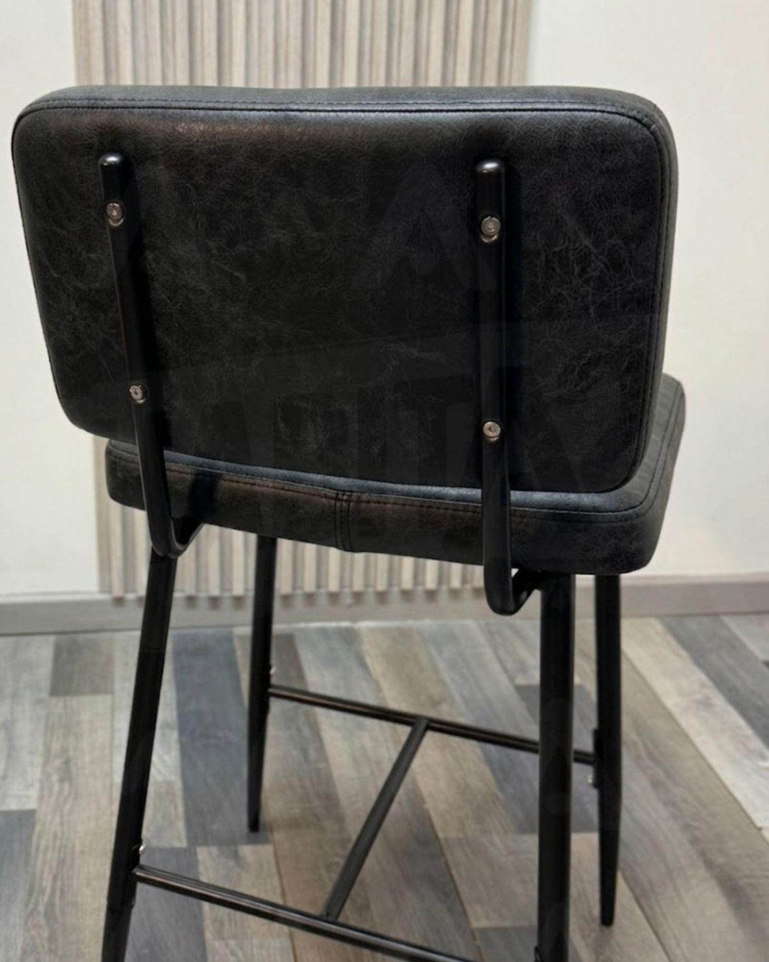 PACK 4 SILLAS 68 CM DE BAR ACOLCHADA COFFEE-2
