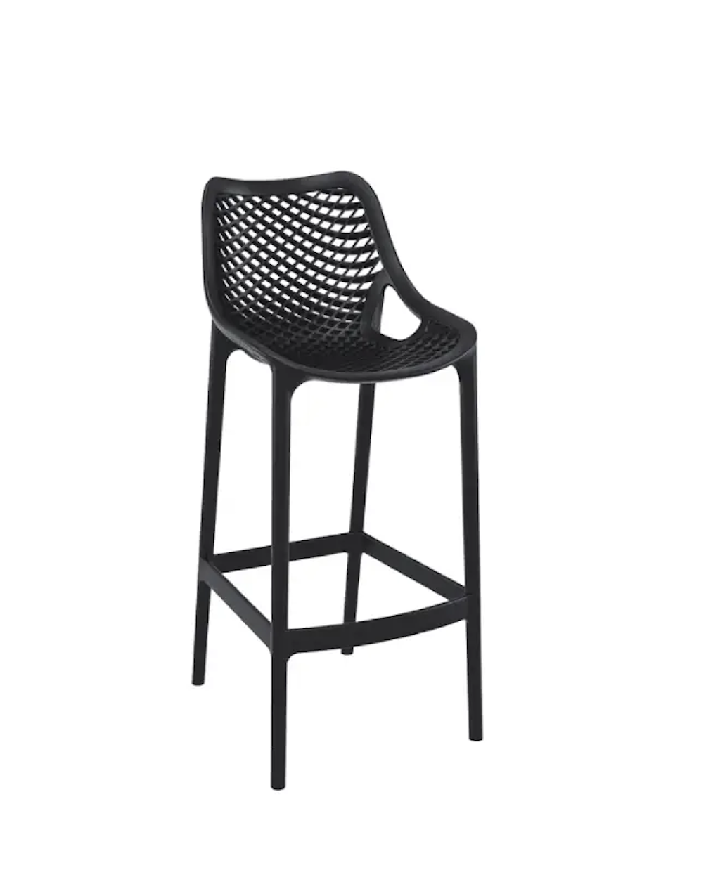TABURETE CITY O PISO 65CM POLIPROPILENO RESISTENTE APOYAPIES RESPALDO ALTO -0