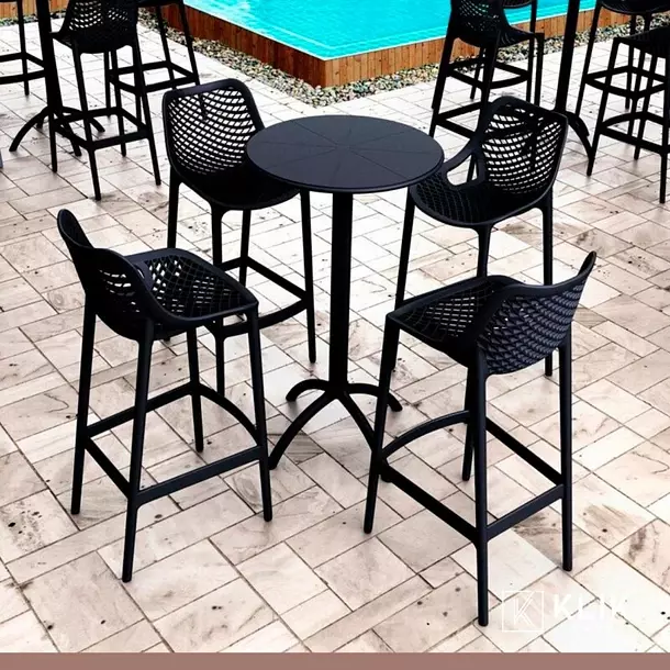 TABURETE CITY O PISO 65CM POLIPROPILENO RESISTENTE APOYAPIES RESPALDO ALTO -3