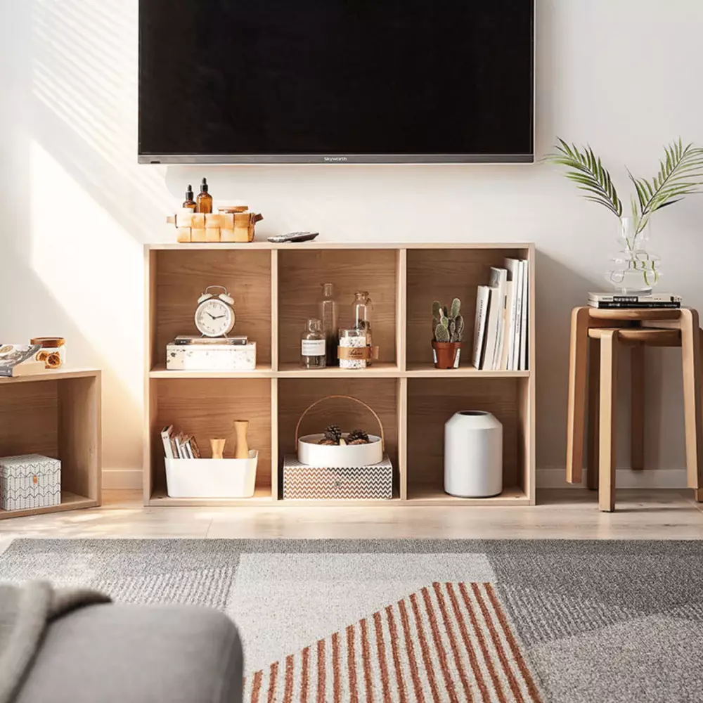 RACK ORGANIZADOR CURRY CON CANASTOS DE MIMBRE SINTETICO-3