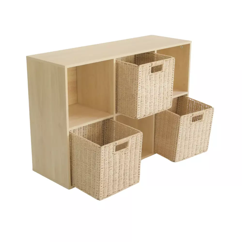 RACK ORGANIZADOR CURRY CON CANASTOS DE MIMBRE SINTETICO-4