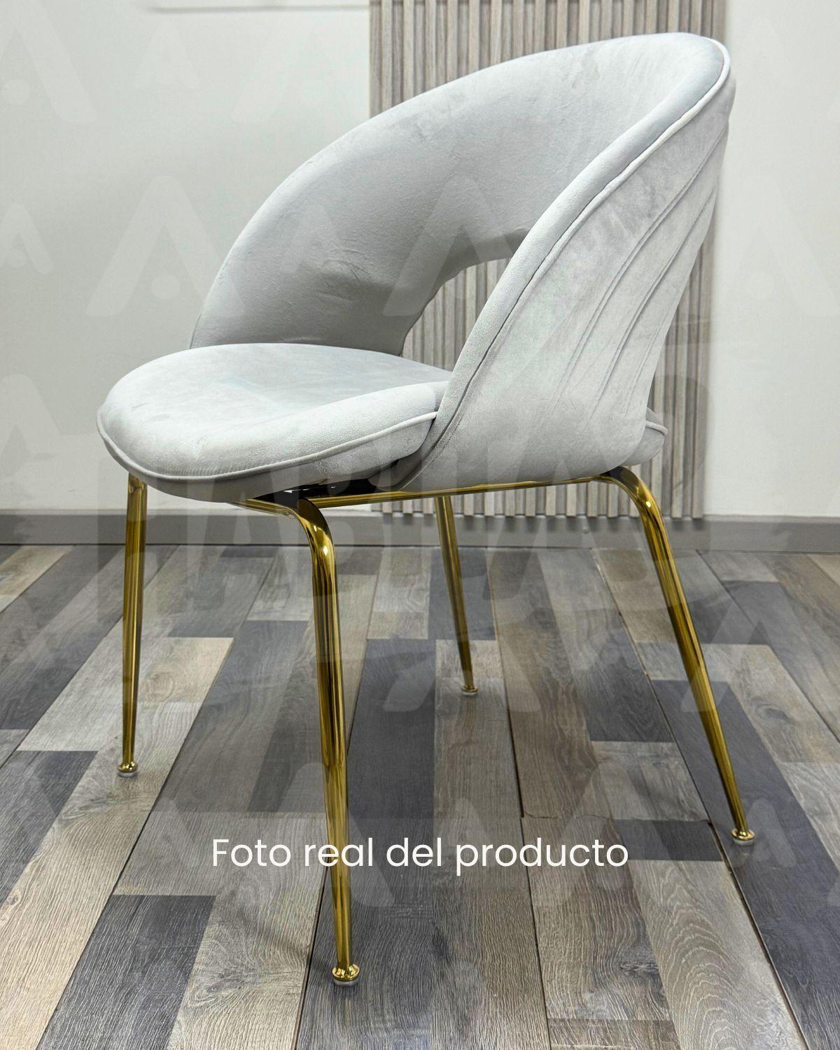 PACK 4 SILLAS PARA COMEDOR IBIZA DE TERCIOPELO -5